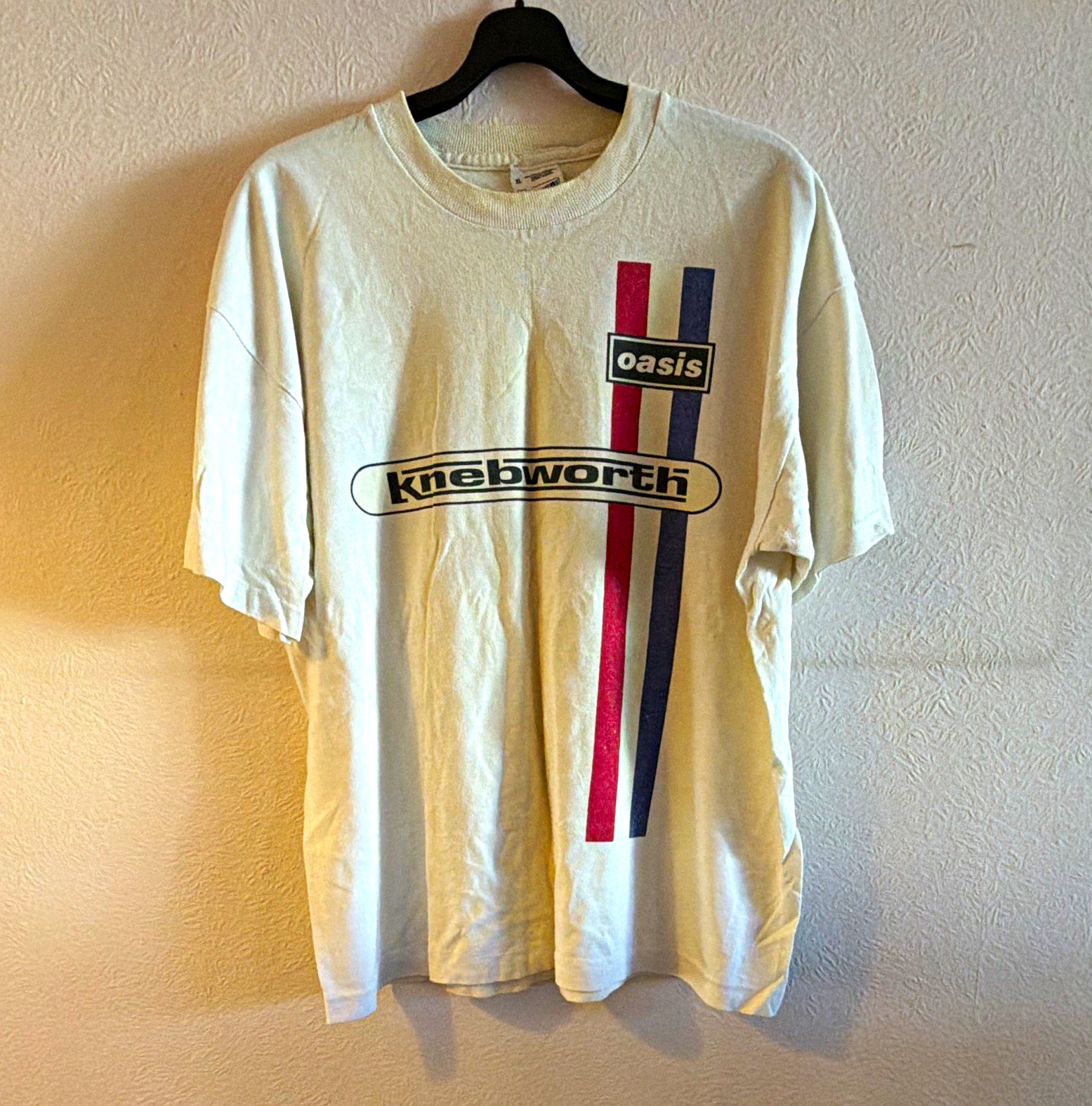 Oasis Knebworth 1996 Original Vintage Concert T-Shirt XL Britpop Rare