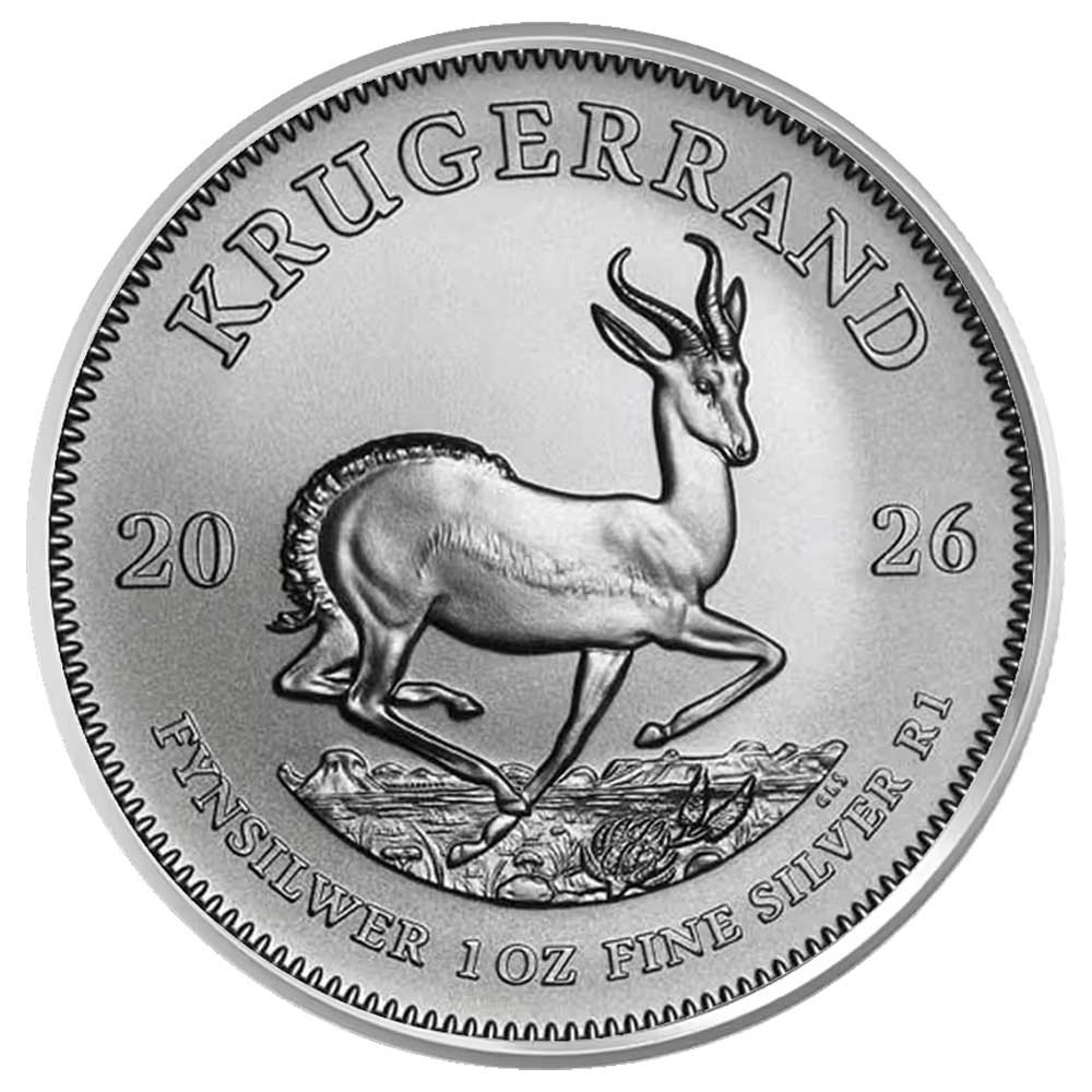 2026 South Africa Silver Krugerrand 1 oz Brilliant Uncirculated 2026 South Africa Silver Krugerrand 1 oz Brilliant Uncirculated
