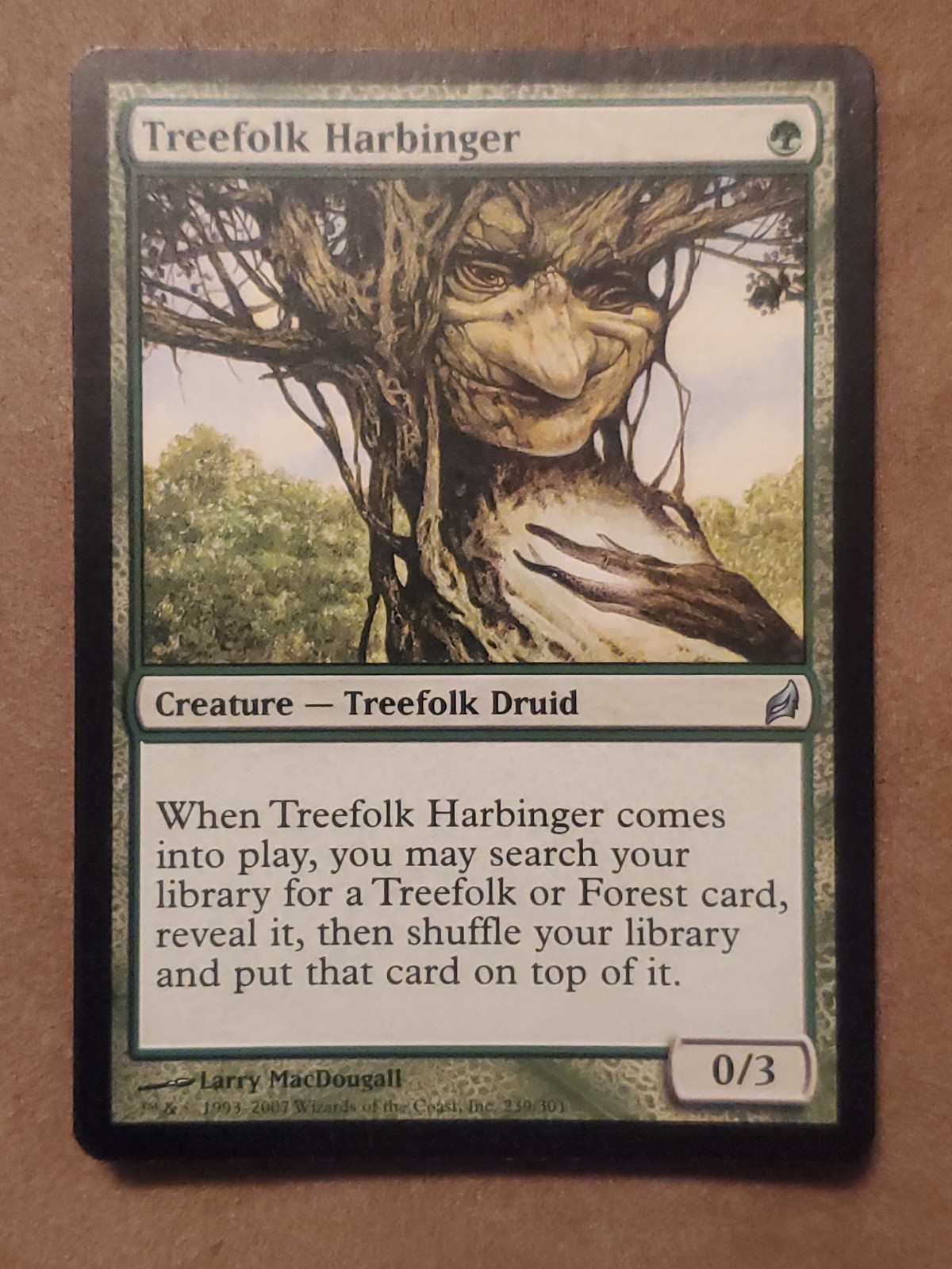 Treefolk Harbinger Lorwyn Regular Treefolk Harbinger Lorwyn Regular