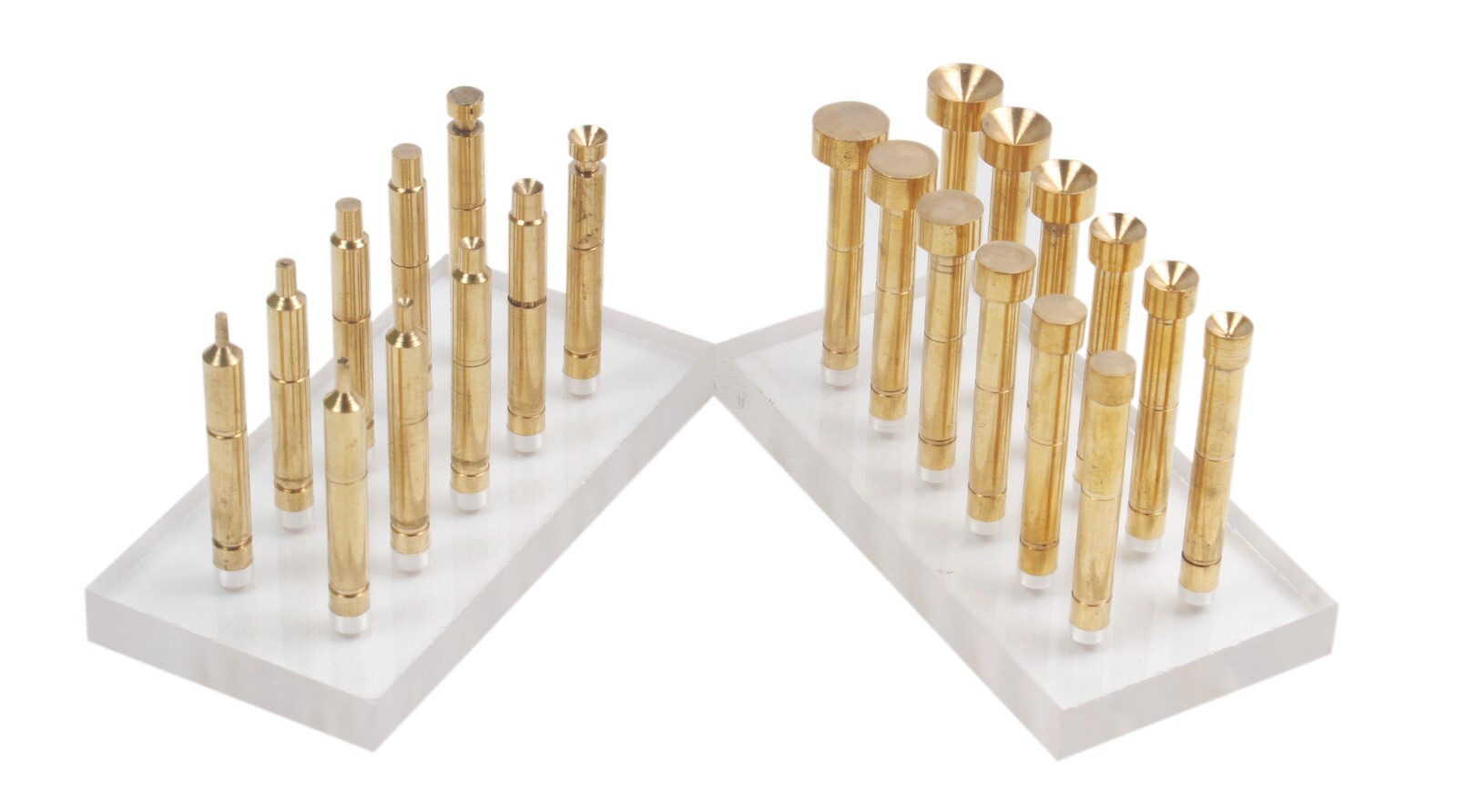 22 PCS Brass Dop Sticks for Gem Faceting – Lapidary Tools by Lapcity