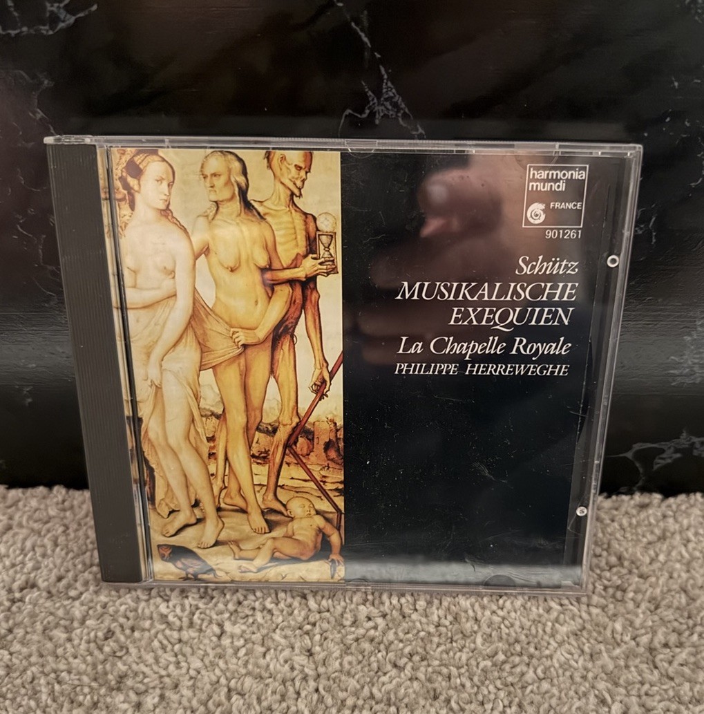 Schütz Musikalische Exequien PHILIPPE HERREWEGHE Original Harmonia Mundi CD