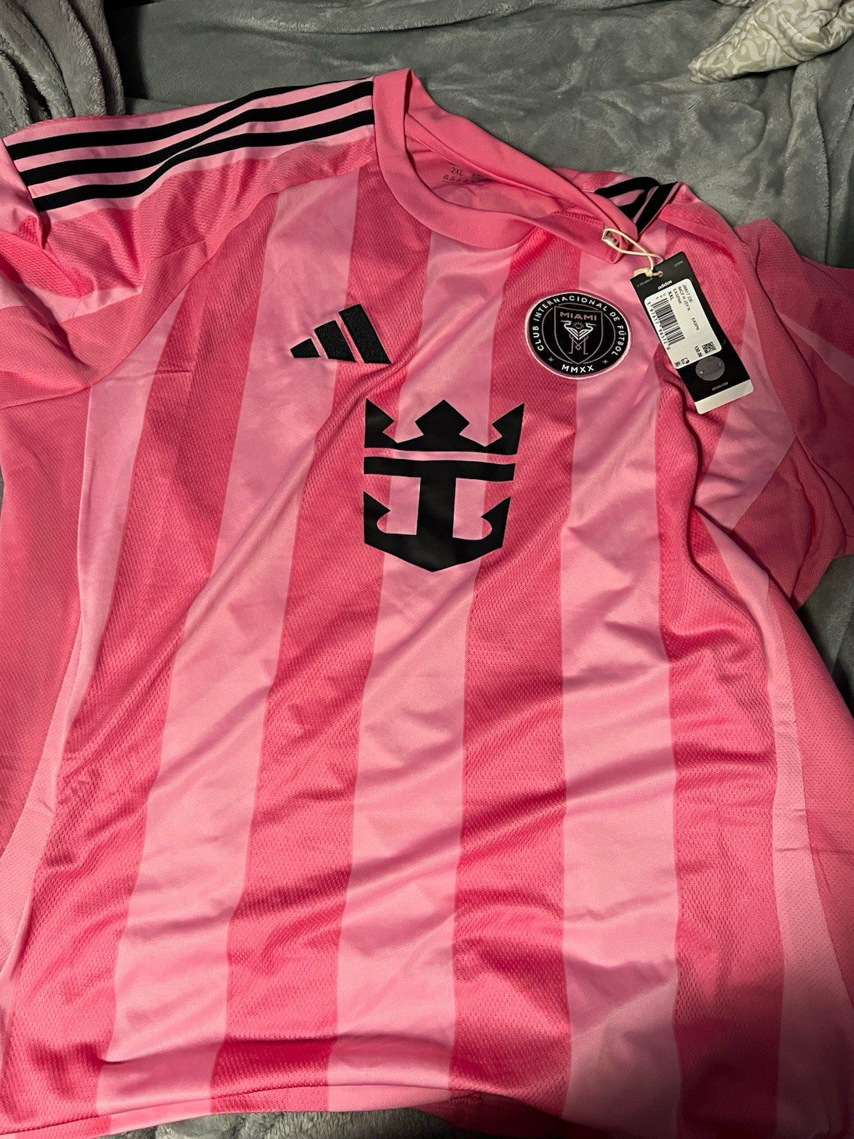 adidas Inter Miami CF Lionel Messi #10 Pink/Black Soccer Jersey Men’s 2XL adidas Inter Miami CF Lionel Messi #10 Pink/Black Soccer Jersey Men’s 2XL