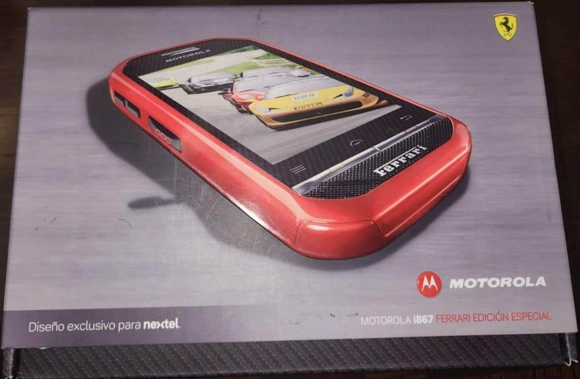 Motorola Nextel Digital i867 Ferrari Special Edition - Red, Open Box