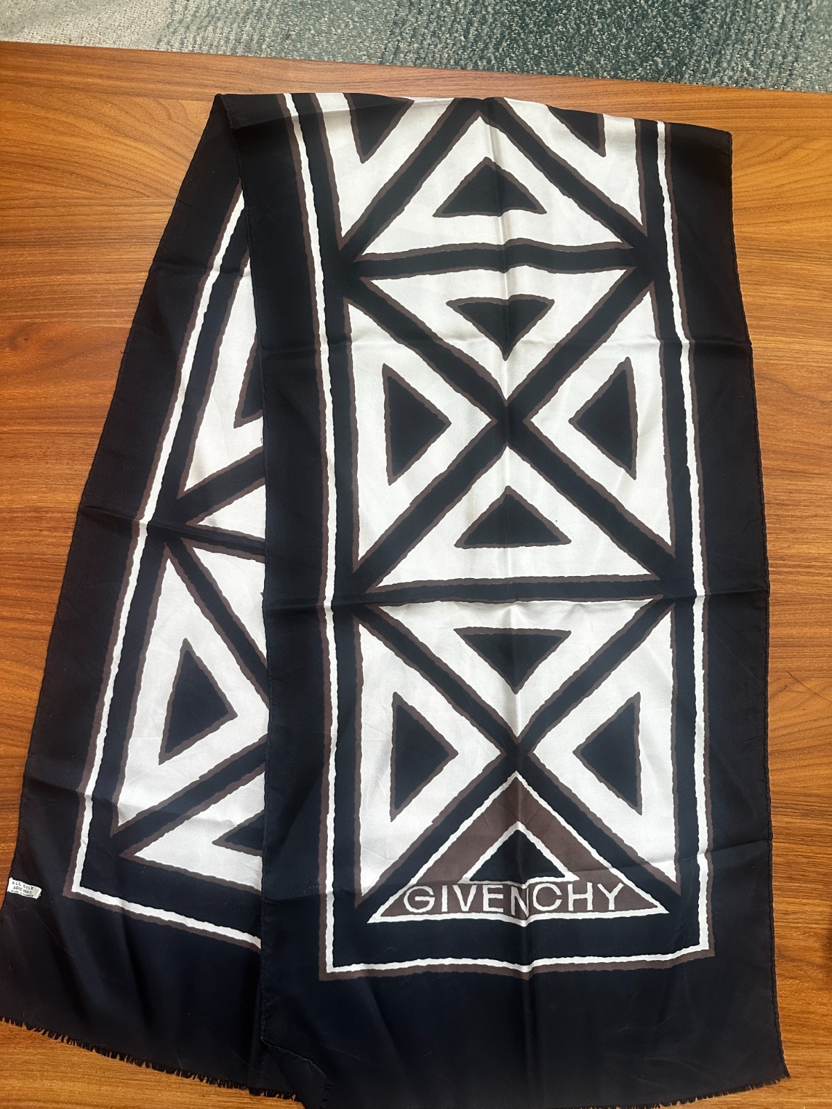 Vintage 1960s Givenchy Silk Scarf Vintage 1960s Givenchy Silk Scarf
