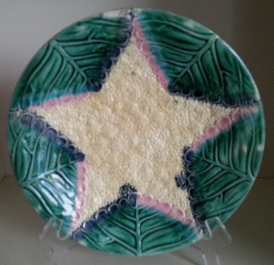 Pretty/Old Majolica ETRUSCAN Cauliflower 8\