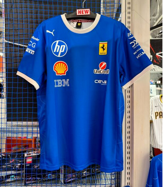 Puma Scuderia Ferrari Team Shirt - Blue - Sponsor Edition Replica 