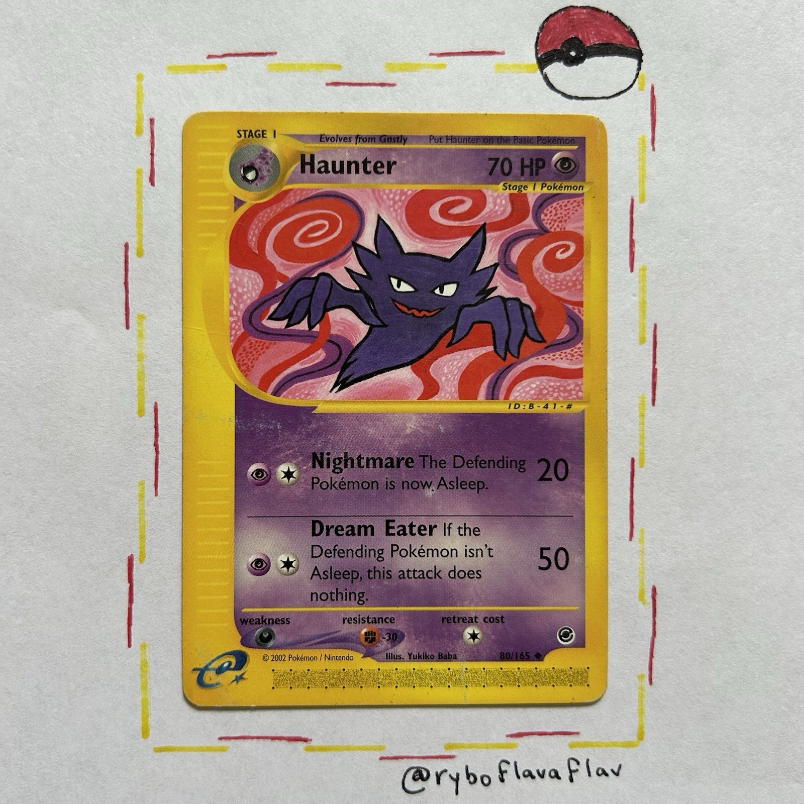 The Pokémon Company Haunter 080/165 Expedition Base Set 70HP EN E-Reader