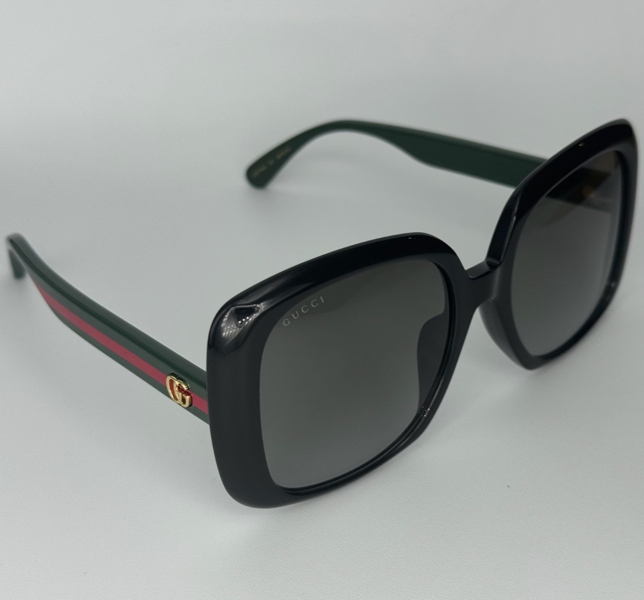 GUCCI GG0714SA 001 56mm Designer Black/Grey Green Sunglasses for Women\'s
