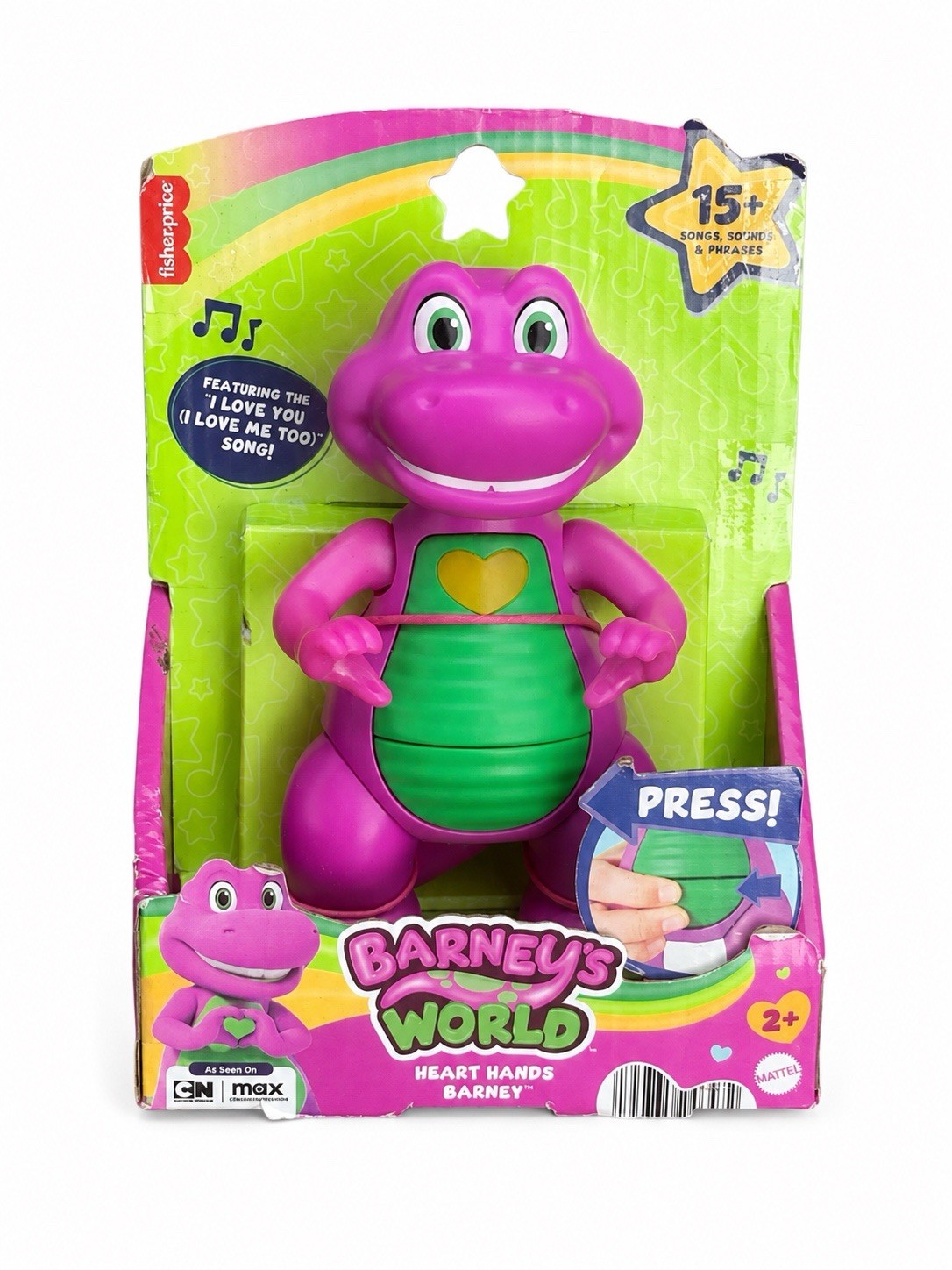 Barney's World Heart Hands Barney Talking Toy