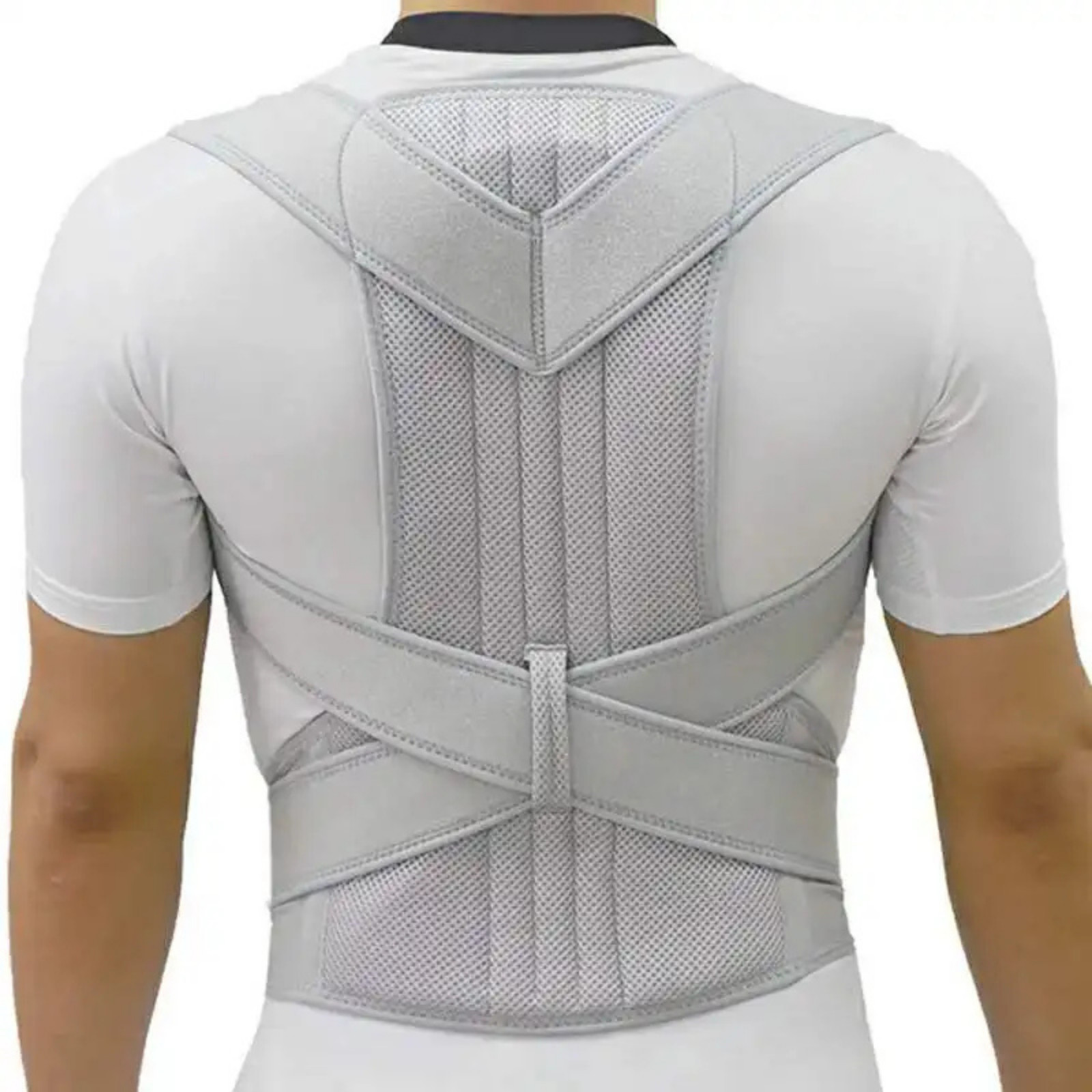 Adjustable Posture Corrector Low Back Support Shoulder Brace Belt For Men Women
