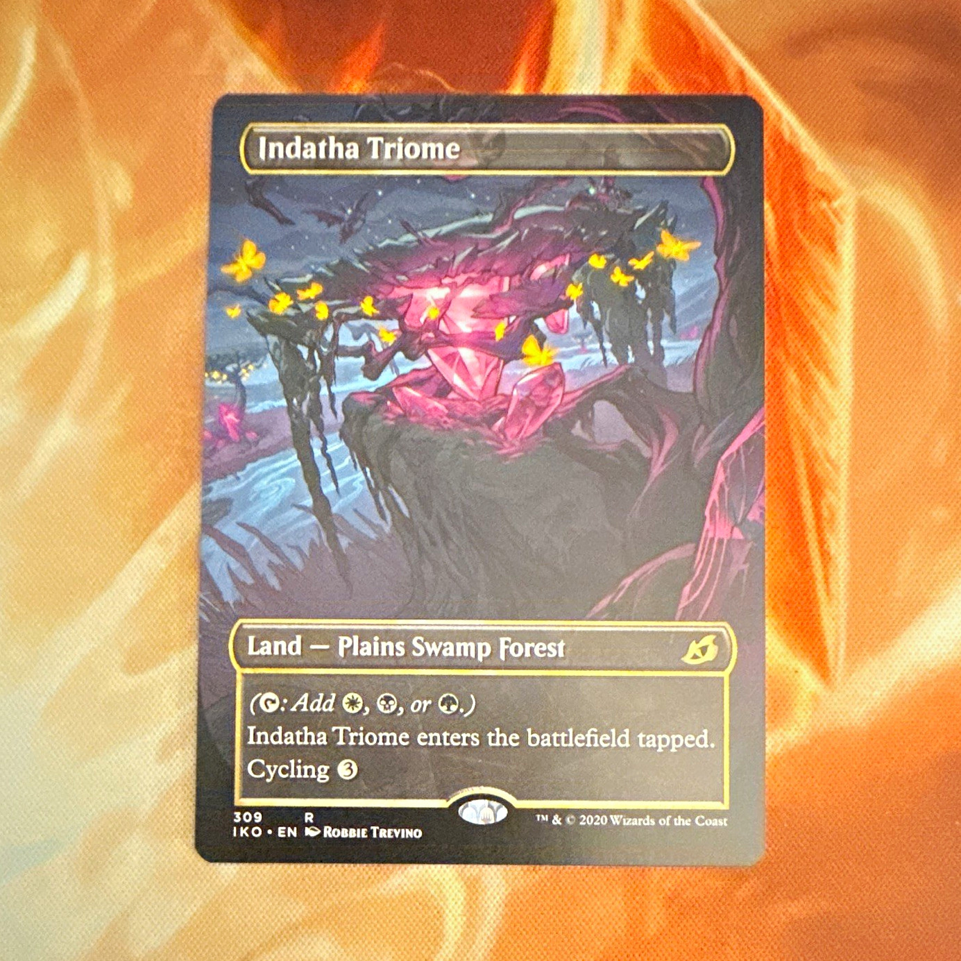 Wizards of the Coast Indatha Triome MTG IKO #309 (Showcase) Wizards of the Coast Indatha Triome MTG IKO #309 (Showcase)