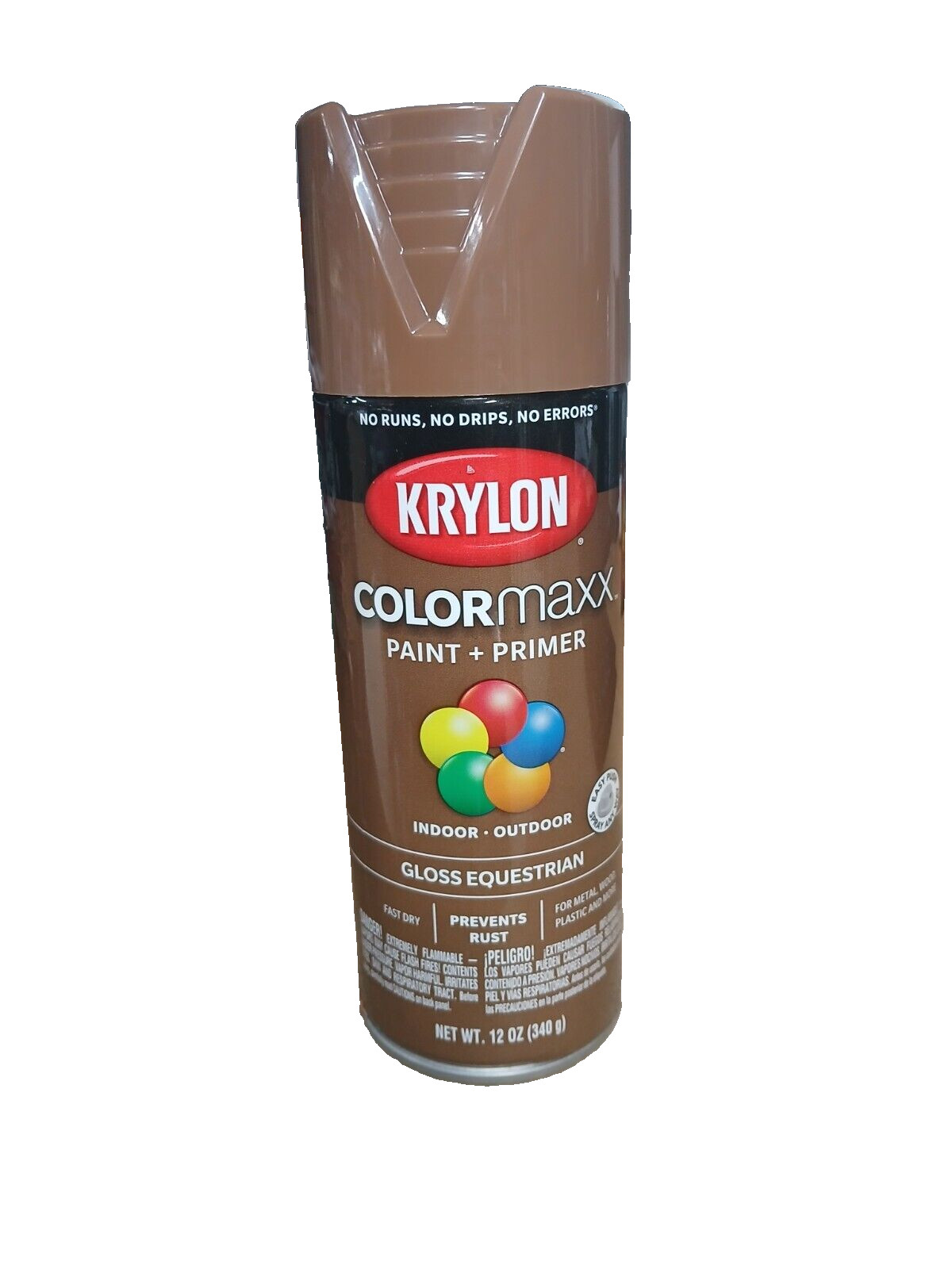 KRYLON COLORMAXX PAINT+PRIMER GLOSS EQUESTRIAN 5518 SPRAY PAINT 6PK