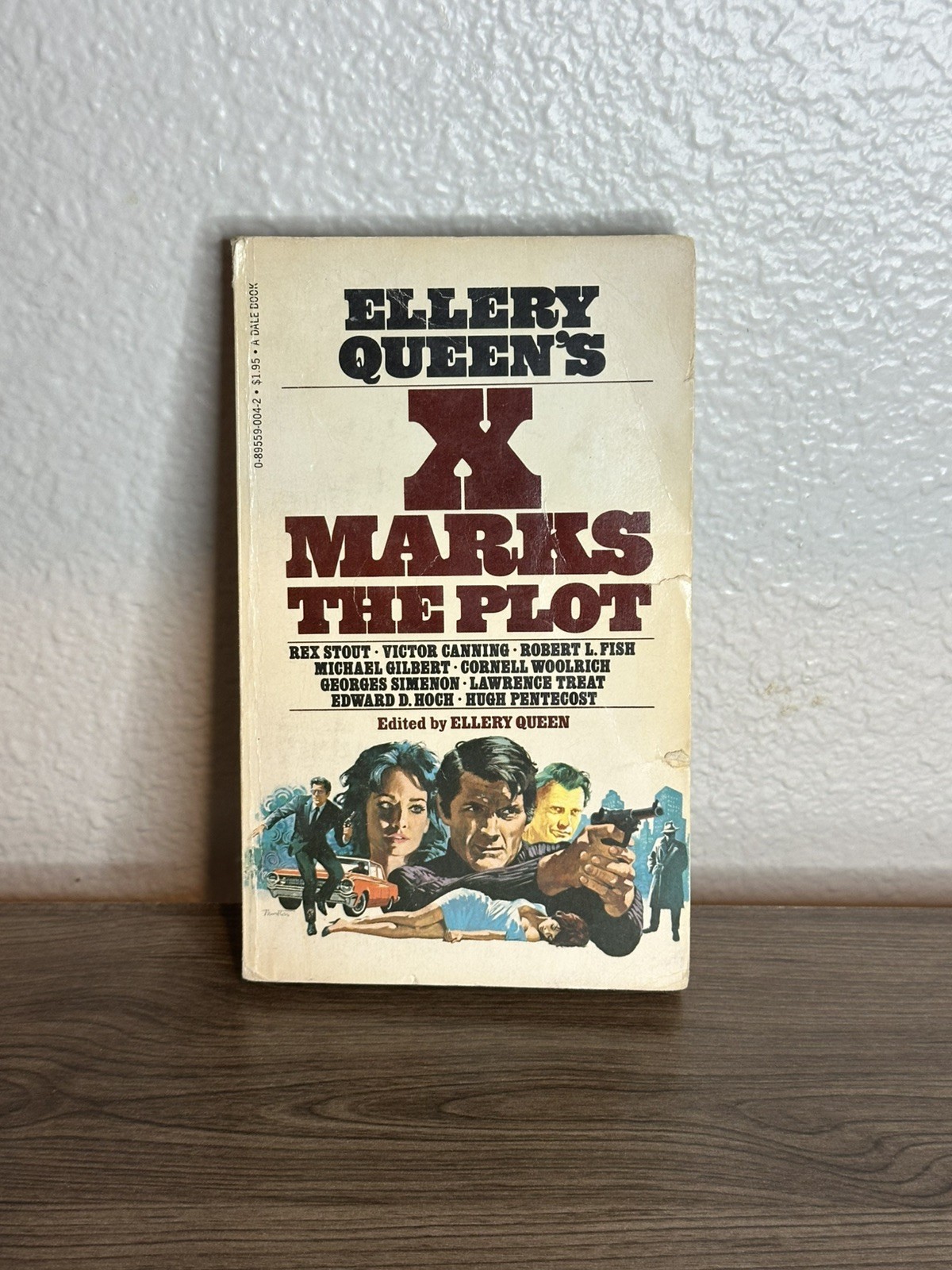 Ellery Queen's X Marks The Plot First Edition Vintage 1977 Mystery Paperback