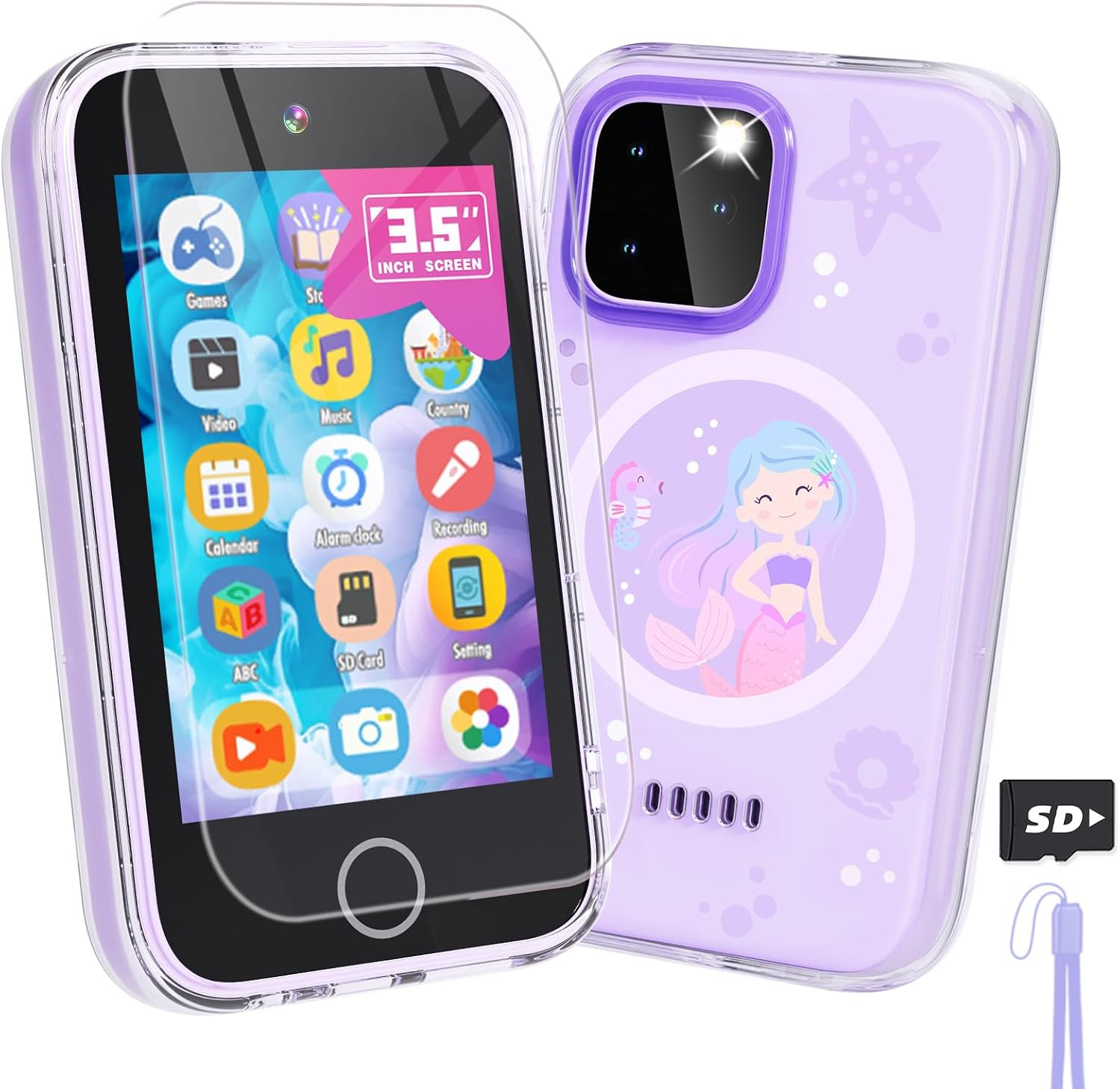 Dylanto Kids Phone ,3.5\'\' Touchscreen Phone for Kids Learning Play Toys for 3-9 Dylanto Kids Phone ,3.5\'\' Touchscreen Phone for Kids Learning Play Toys for 3-9