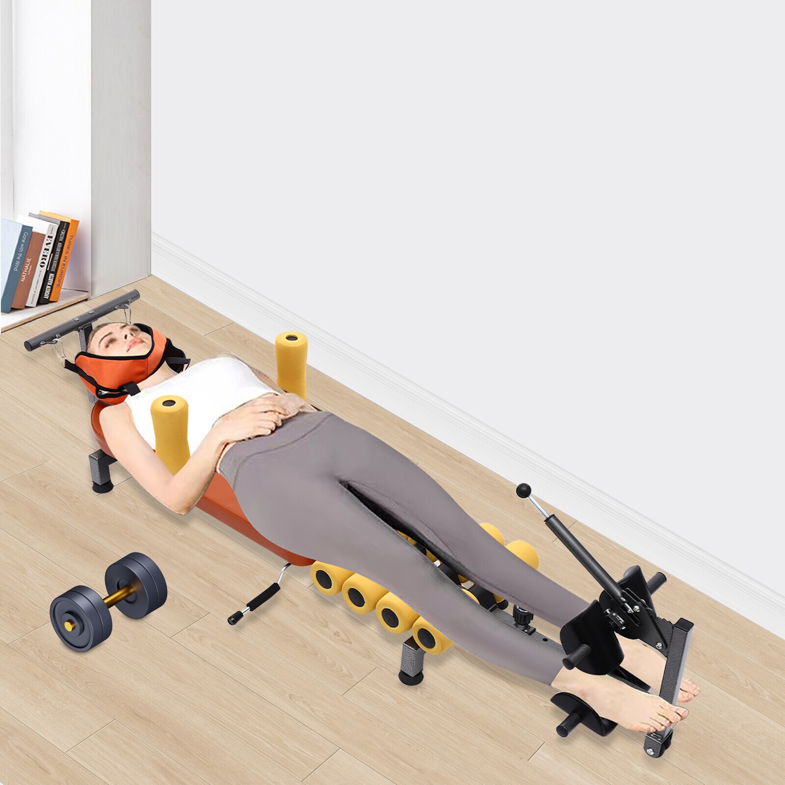Inline Back Stretch Bench Back And Neck Decompression Neck Stretcher