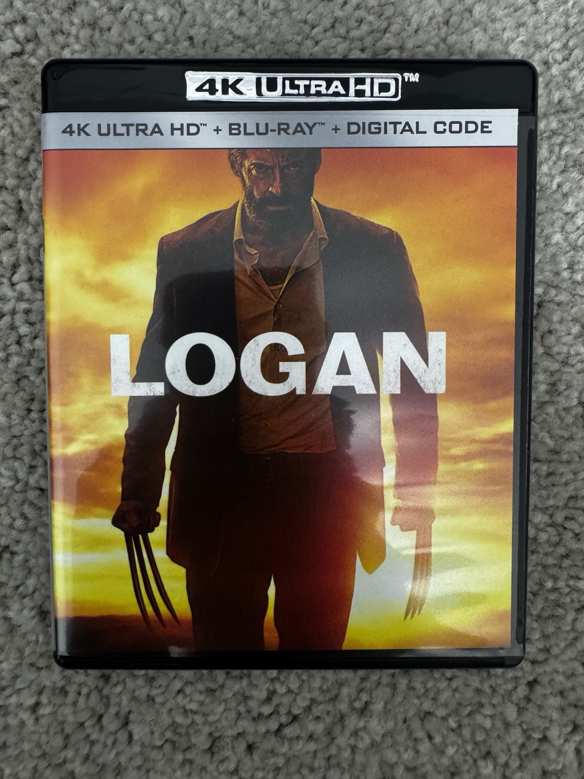 Logan (4K UHD/Blu-ray, 2019 2-Disc) Hugh Jackman Patrick Stewart X-Men Wolverine Logan (4K UHD/Blu-ray, 2019 2-Disc) Hugh Jackman Patrick Stewart X-Men Wolverine