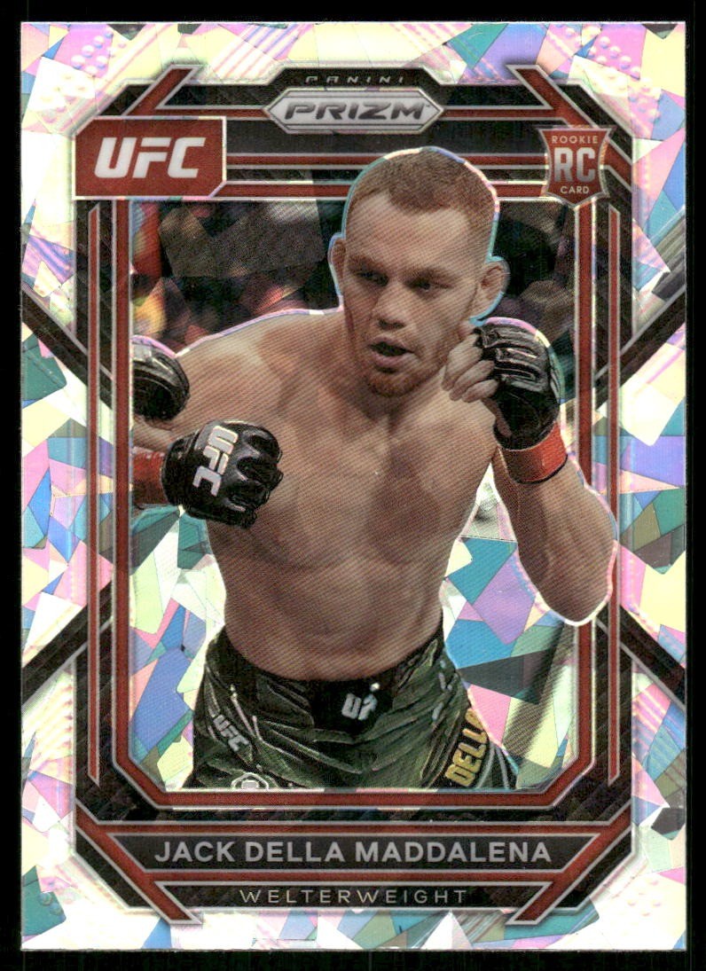 2023 Panini Prizm UFC #187 Jack Della Maddalena Ice Prizm Rookie