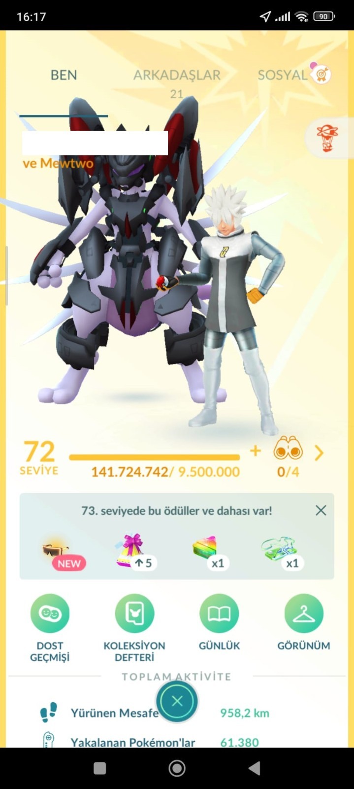 Pokémon Go Acc level 72 lvl - 2016