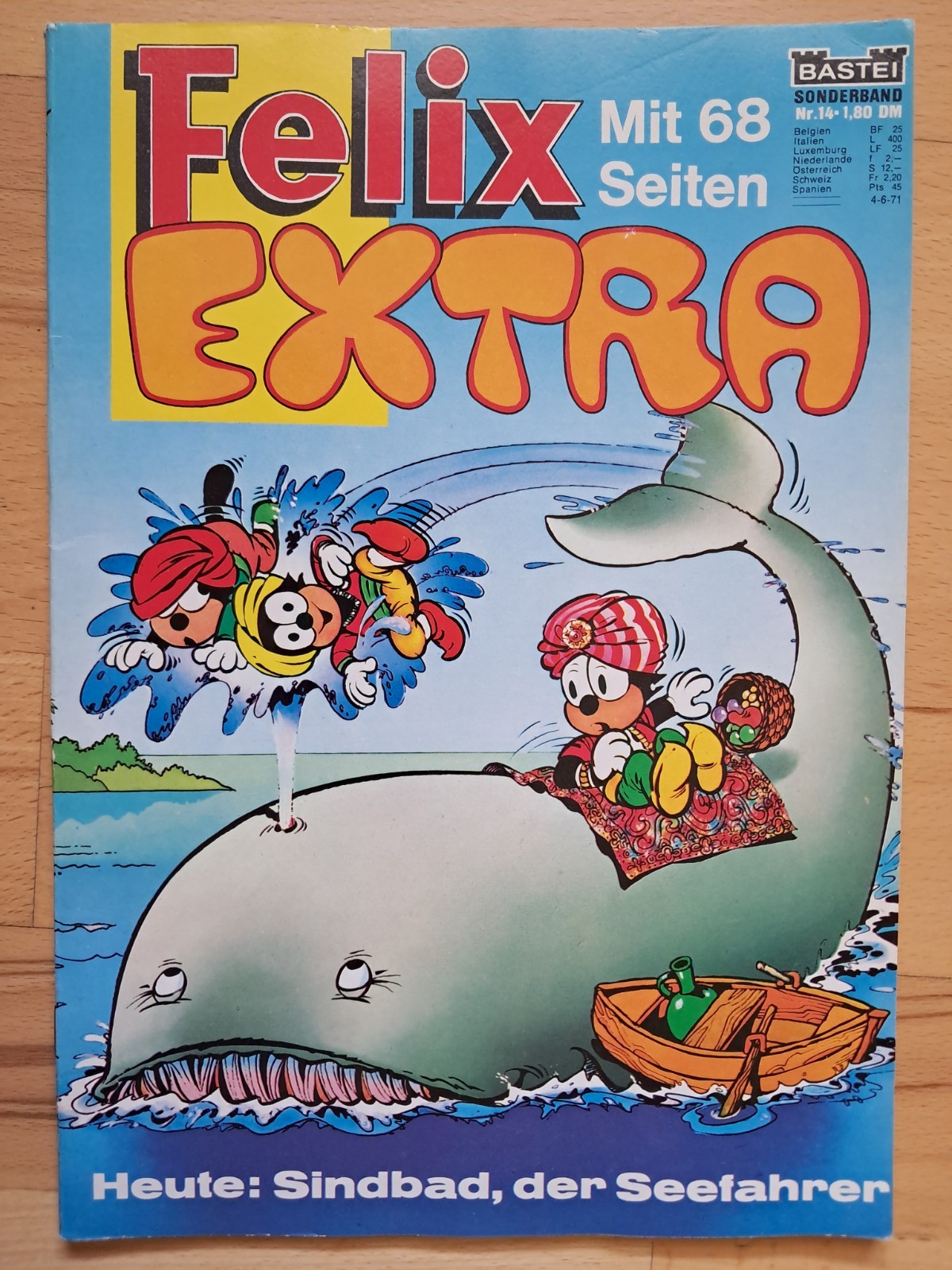 Felix Extra No.14 - Excellent Z1 Bastion Comic Book with Sinbad the Sailor
