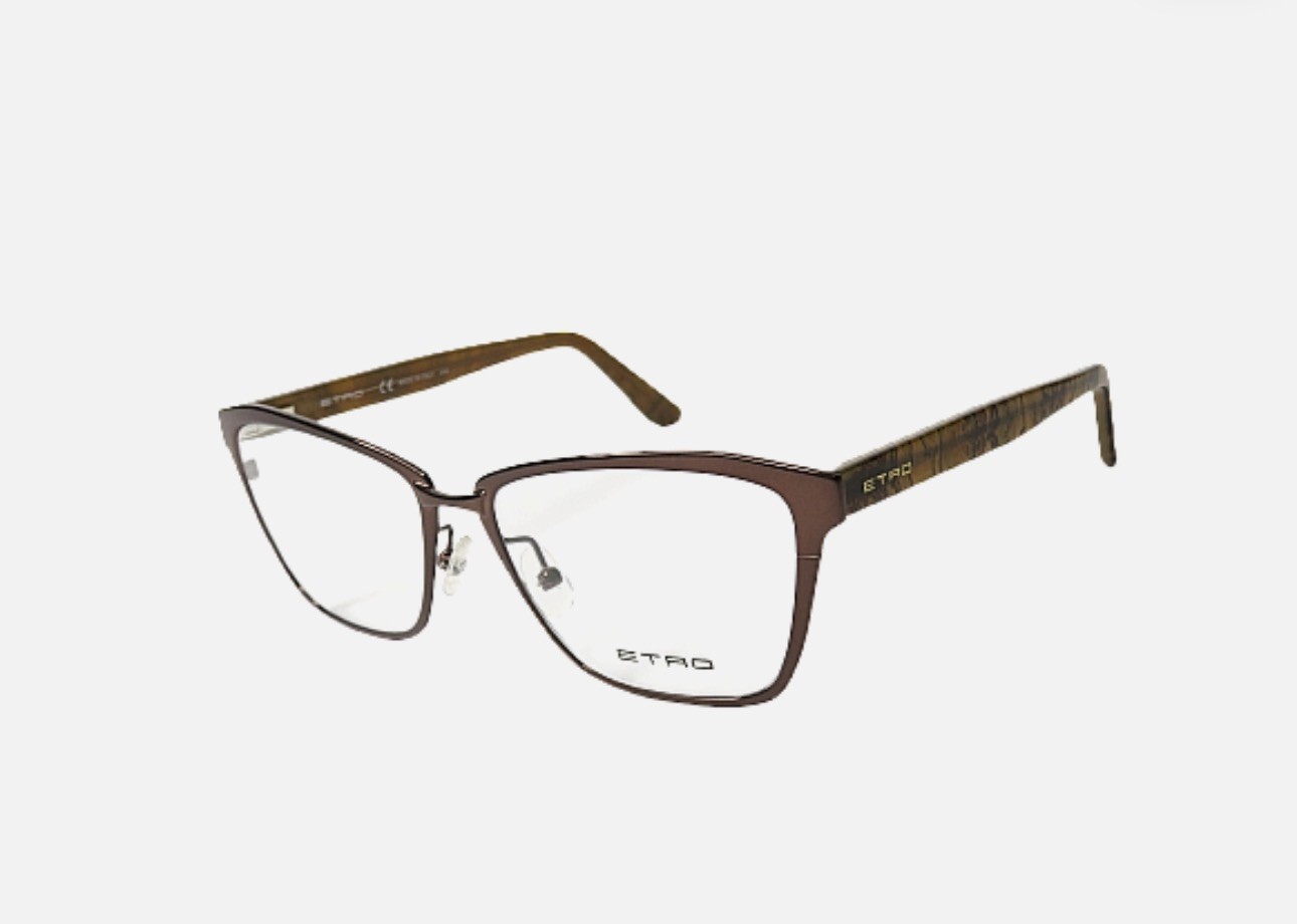 Etro ET2105 Eyeglasses Frames Womens Brown Multi 210 53-15-140 Optical Italy Etro ET2105 Eyeglasses Frames Womens Brown Multi 210 53-15-140 Optical Italy