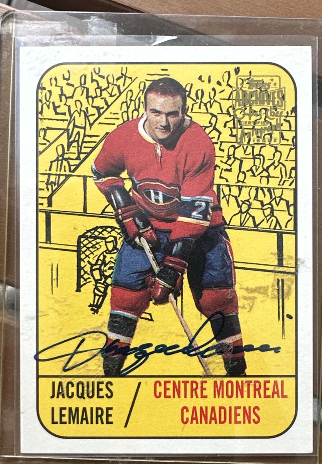 2001-02 Topps/O-Pee-Chee Archives - Jacques Lemaire #65 Autographs (AU) 2001-02 Topps/O-Pee-Chee Archives - Jacques Lemaire #65 Autographs (AU)