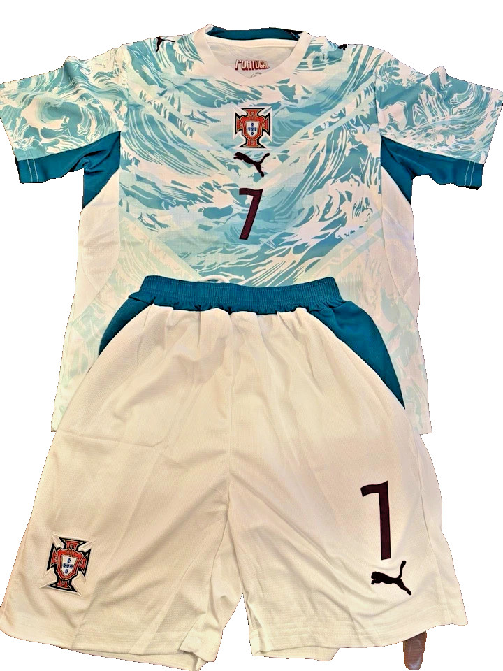 Cristiano Ronaldo #7 Away Portugal Youth Set