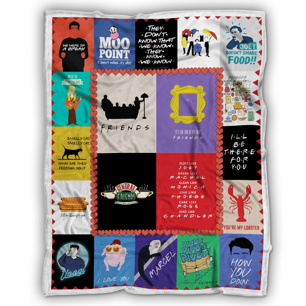 FRIENDS TV Show Blanket, American sitcom TV series Fleece, Sherpa Blanket Gifts