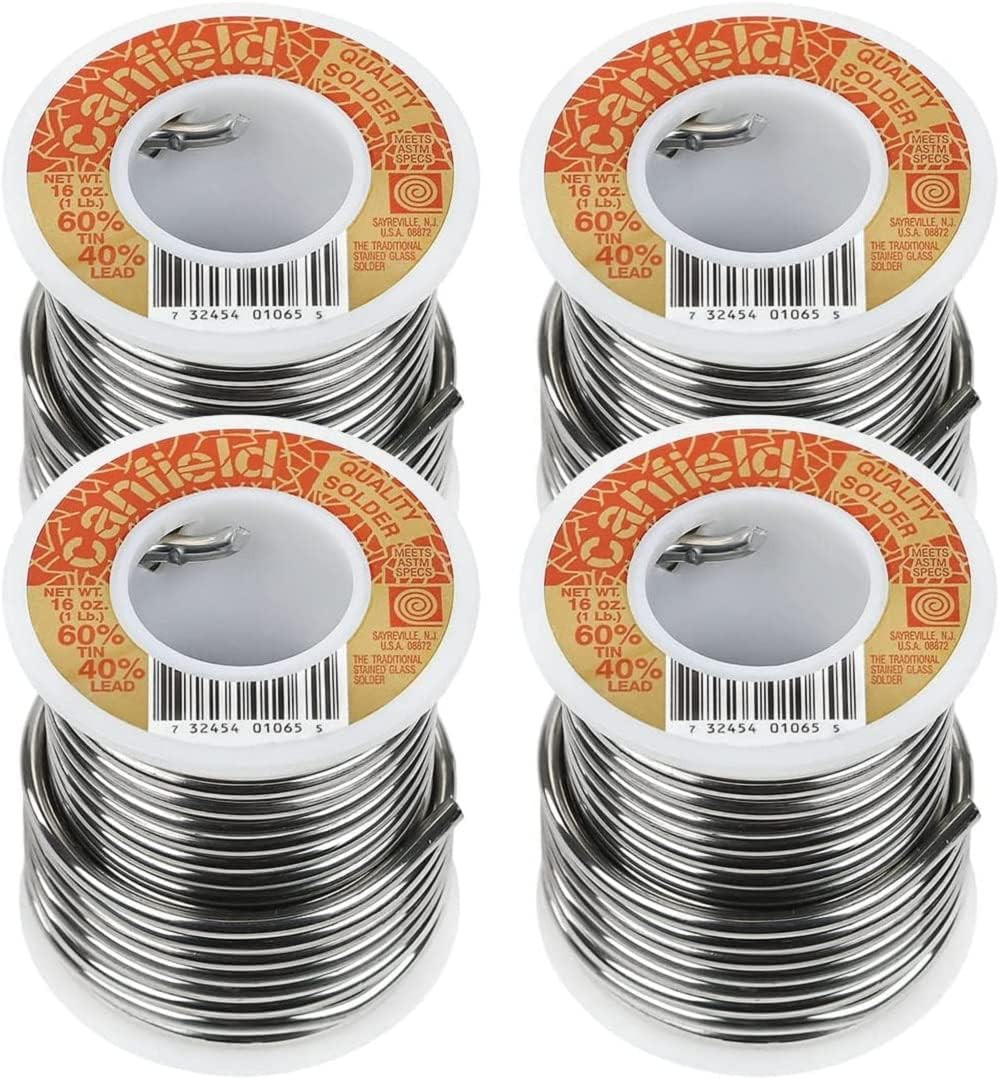 60/40 Solder for Stained Glass 4 Lb. Pack