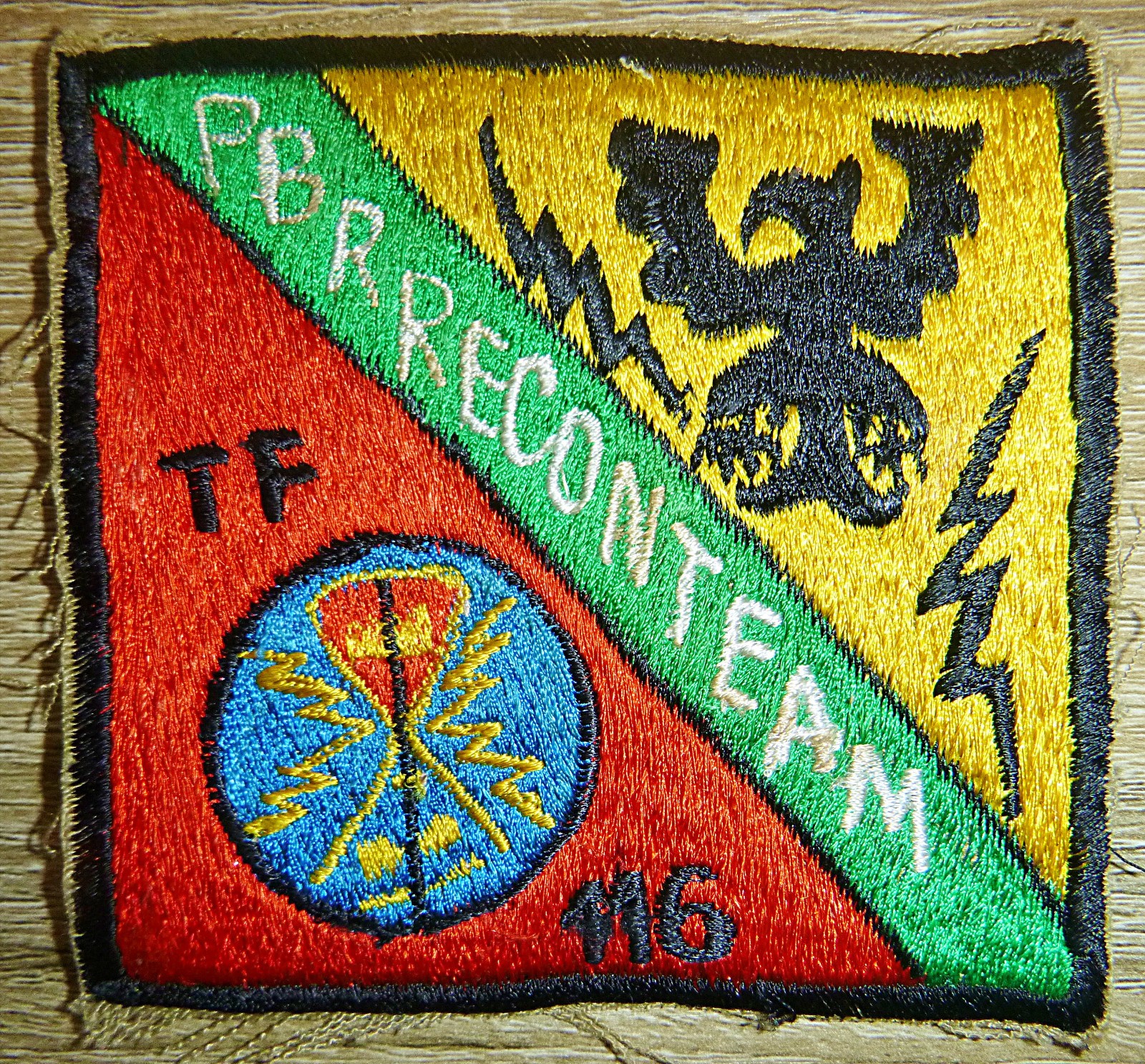 GAME WARDEN RECON - Original Patch - NAVY SEALs, PBR RECON - Vietnam War - E.000