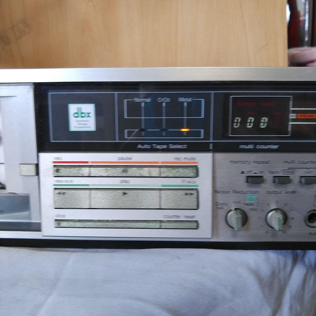 Technics RS-M255X Cassette Deck Power On From Japan Limited Used