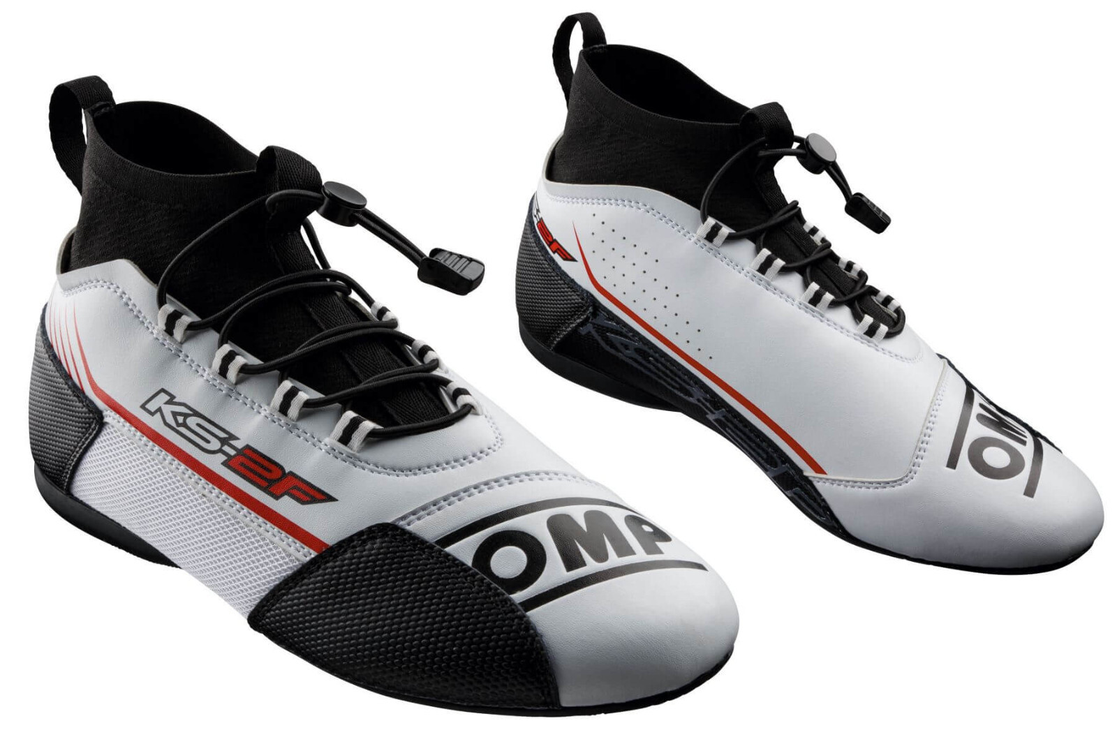 SUPER OFFER: OMP KS-2F Karting Race Shoes Red White Kart Boots Sizes: 32-47