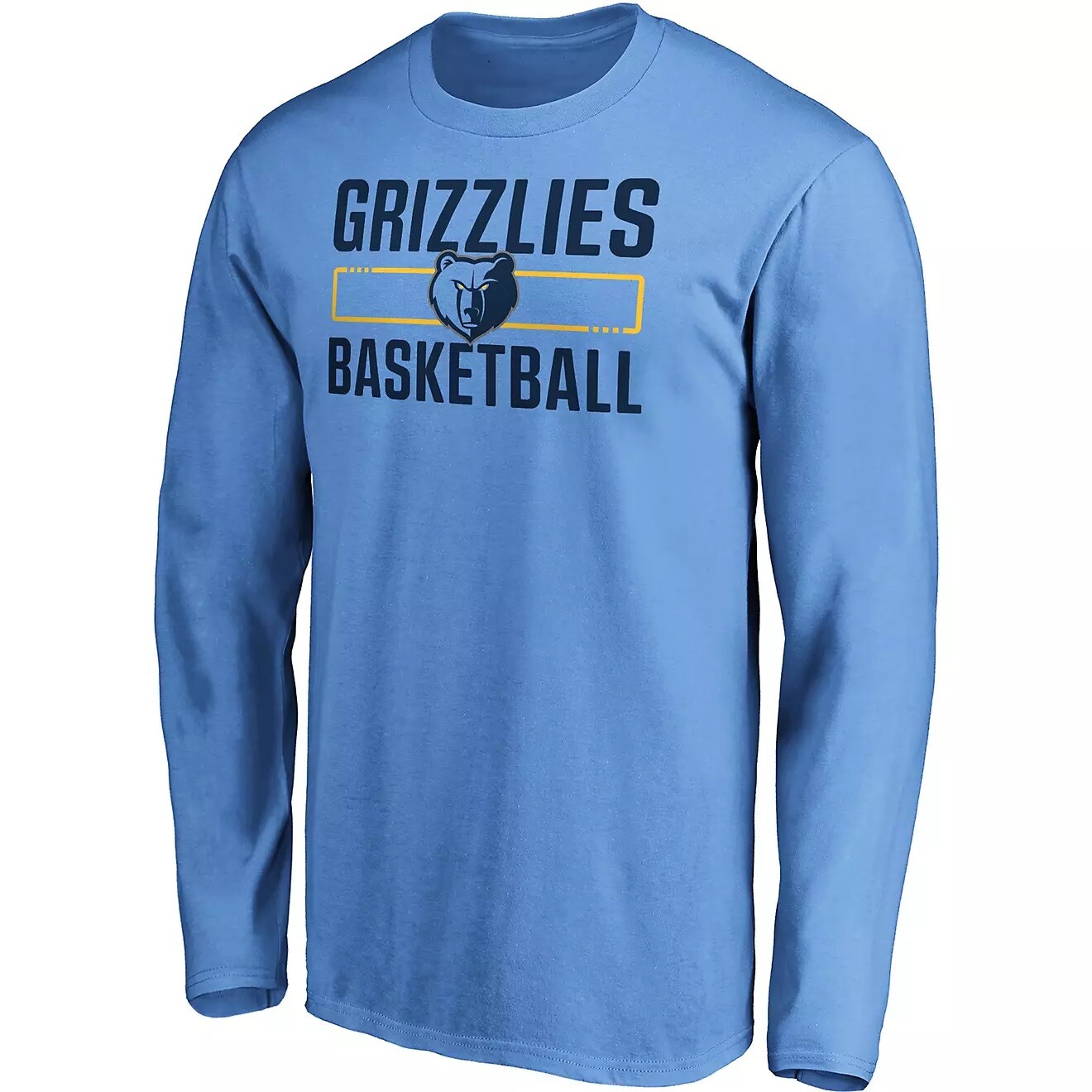 Memphis Grizzlies Men\'s Iconic Box Tech Long Sleeve Tee - New With Tags Memphis Grizzlies Men\'s Iconic Box Tech Long Sleeve Tee - New With Tags