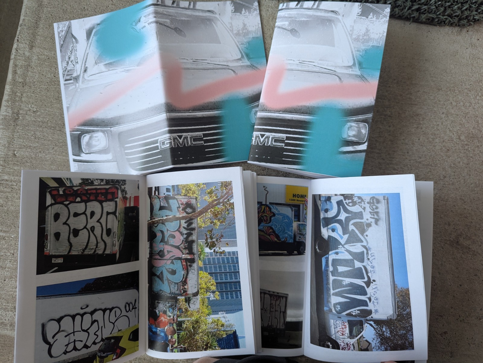 Bay Area Vehicle Graffiti Zine San Francisco magazine BTM MSK + stickers Bay Area Vehicle Graffiti Zine San Francisco magazine BTM MSK + stickers