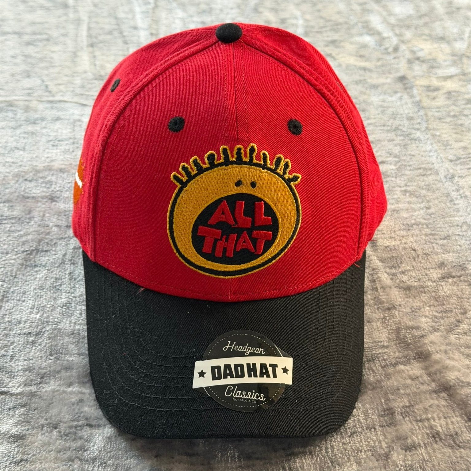 Headgear Classics All That Kel Mitchell Nickelodeon Dad Hat Red One Size
