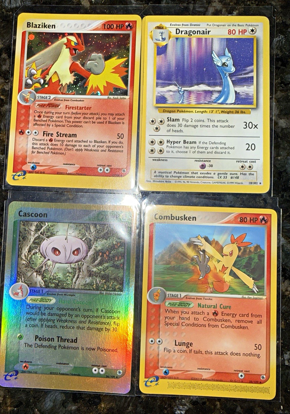 Vintage Pokémon card shadowless dragon cut Blaziken HoloRare WOTC 1999 2003 Vintage Pokémon card shadowless dragon cut Blaziken HoloRare WOTC 1999 2003