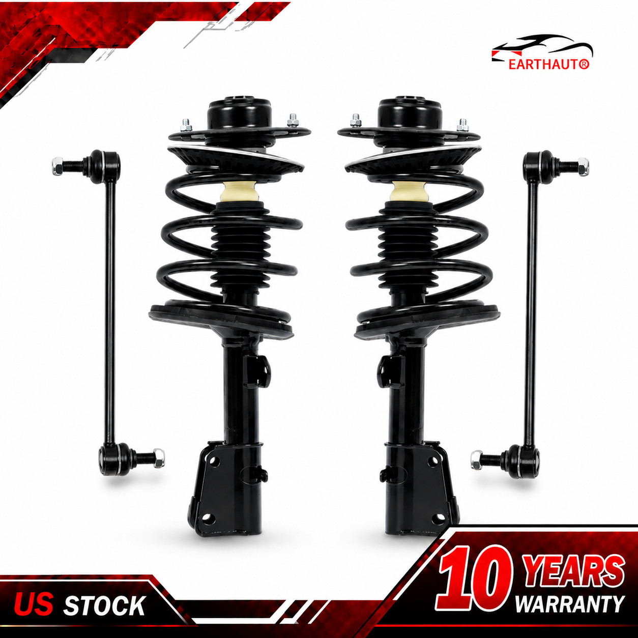 SET 4PC Front Strut Sway Bar Links for 2001-07 Grand Caravan Town Country 171572 SET 4PC Front Strut Sway Bar Links for 2001-07 Grand Caravan Town Country 171572