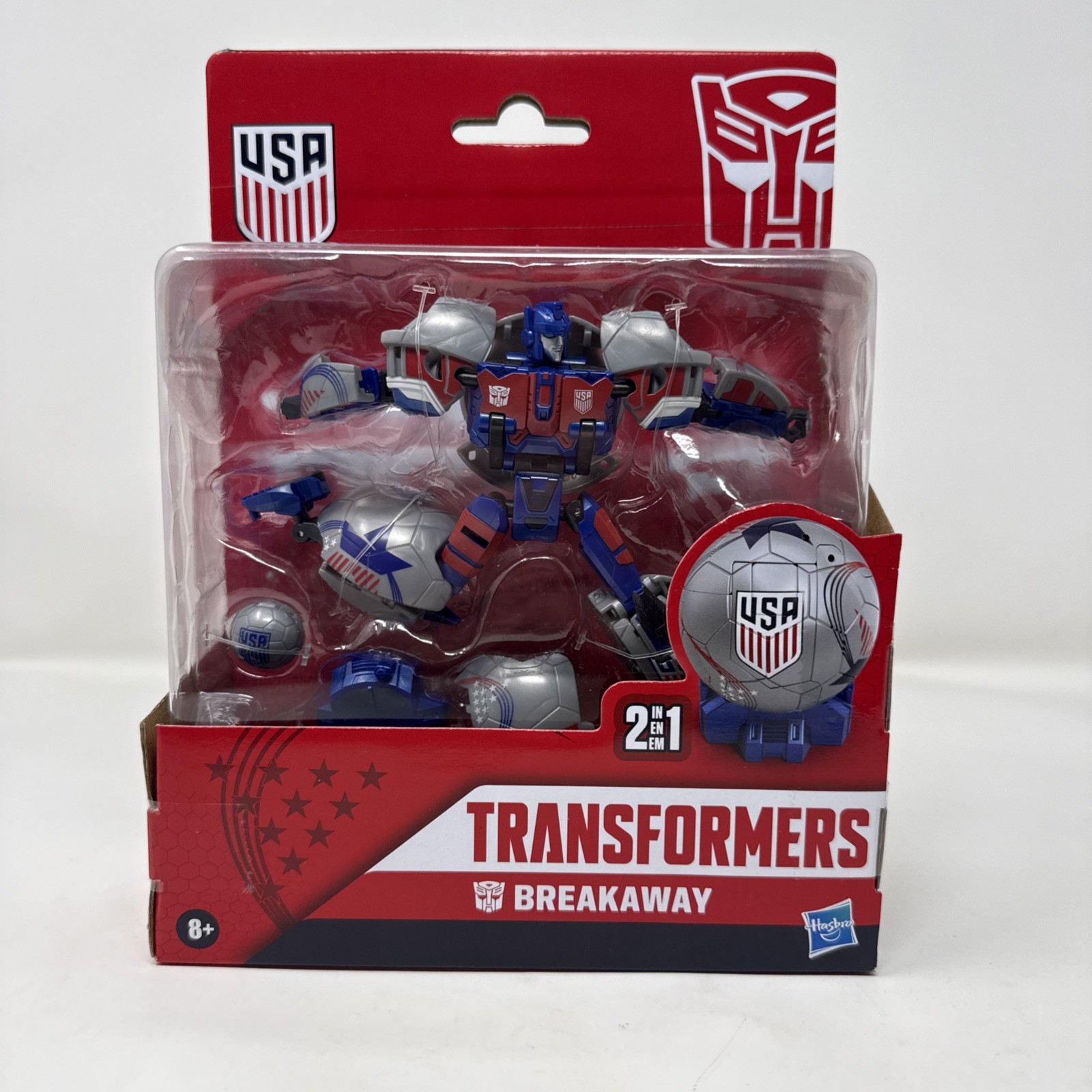 Transformers Breakaway US Soccer Team USA 2-in-1 Figure New Sealed Transformers Breakaway US Soccer Team USA 2-in-1 Figure New Sealed