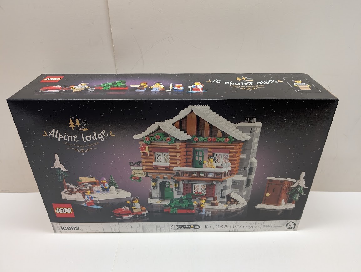 LEGO 10325 Icons: Alpine Lodge Holiday Christmas City New & Sealed w/ Shelf Wear LEGO 10325 Icons: Alpine Lodge Holiday Christmas City New & Sealed w/ Shelf Wear