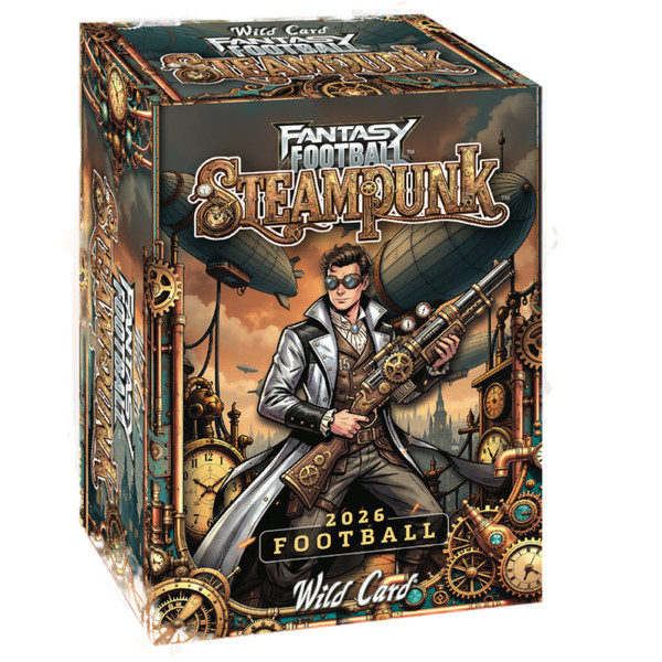 2026 WILD CARD FANTASY FOOTBALL STEAMPUNK FOOTBALL - NEW - 🔥🔥🔥
