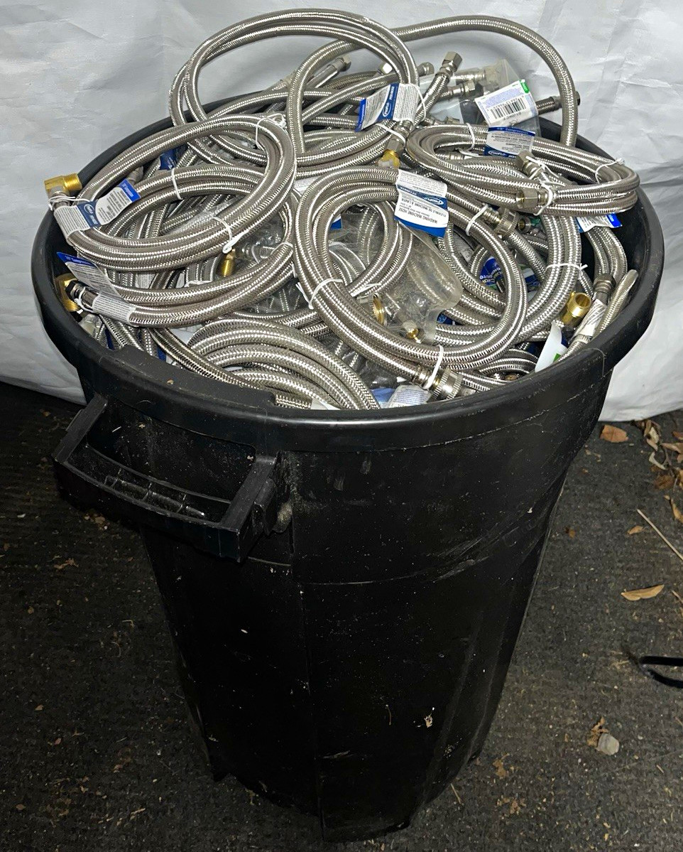 HUGE BULK LOT Braided Stainless Steel Water Supply Lines PROFLO Everflow
