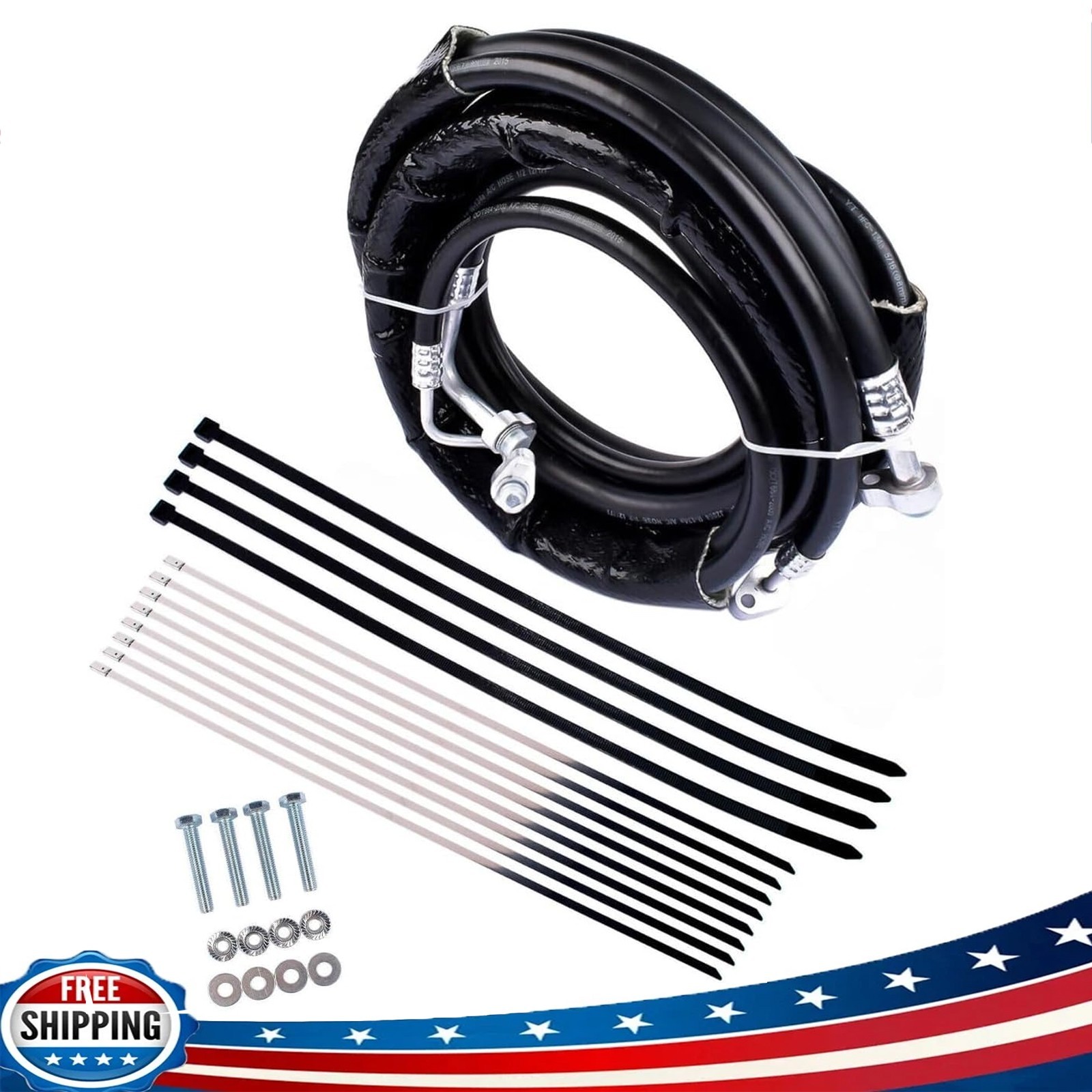Rear AC Line Set Black For Ford Explorer 2011-2016  Flex 2013-2019