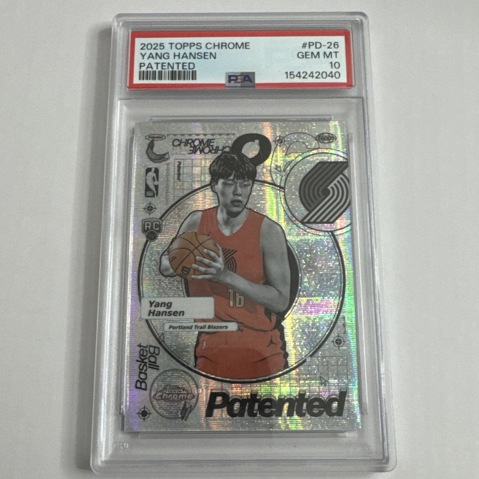 2025 Topps Chrome Yang Hansen Patented PSA 10 SSP Low Pop 2025 Topps Chrome Yang Hansen Patented PSA 10 SSP Low Pop