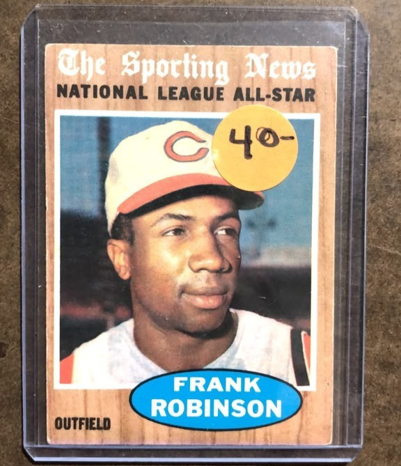 1962 Topps Frank Robinson #396 All-Star MLB Baseball HOF Orioles Reds 1962 Topps Frank Robinson #396 All-Star MLB Baseball HOF Orioles Reds