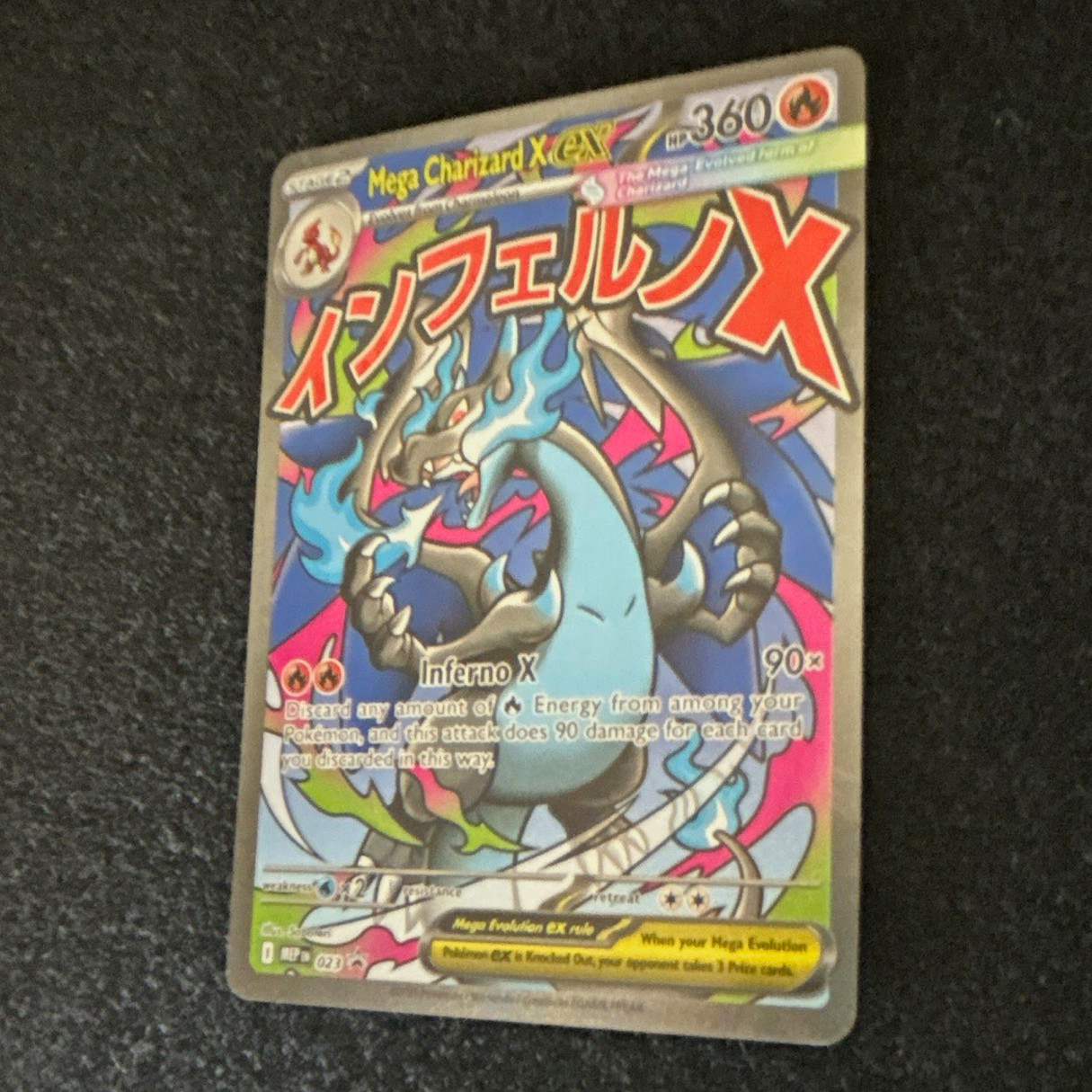 Pokemon Mega Charizard X Ex 023 Me: Mega Evolution Promo EX Holo English