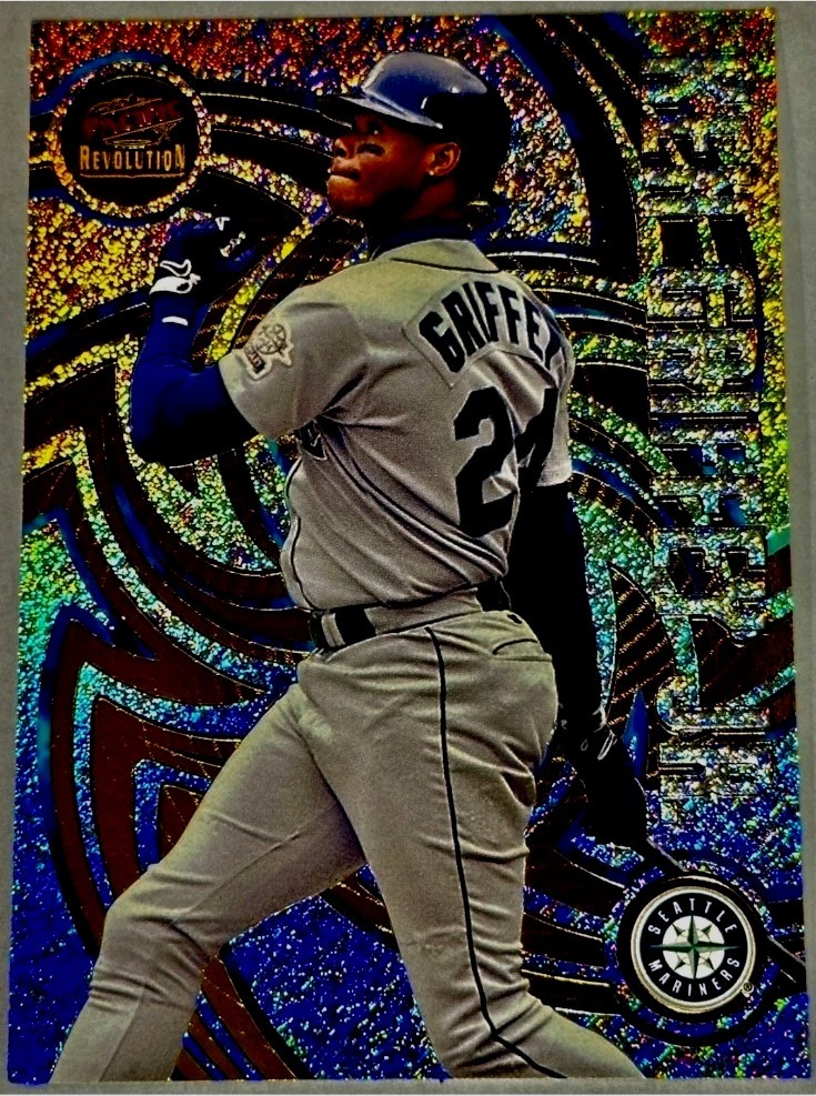PACIFIC REVOLUTION KEN GRIFFEY JR. GOLD SILVER FOIL CARD RARE MARINERS MINT PACIFIC REVOLUTION KEN GRIFFEY JR. GOLD SILVER FOIL CARD RARE MARINERS MINT