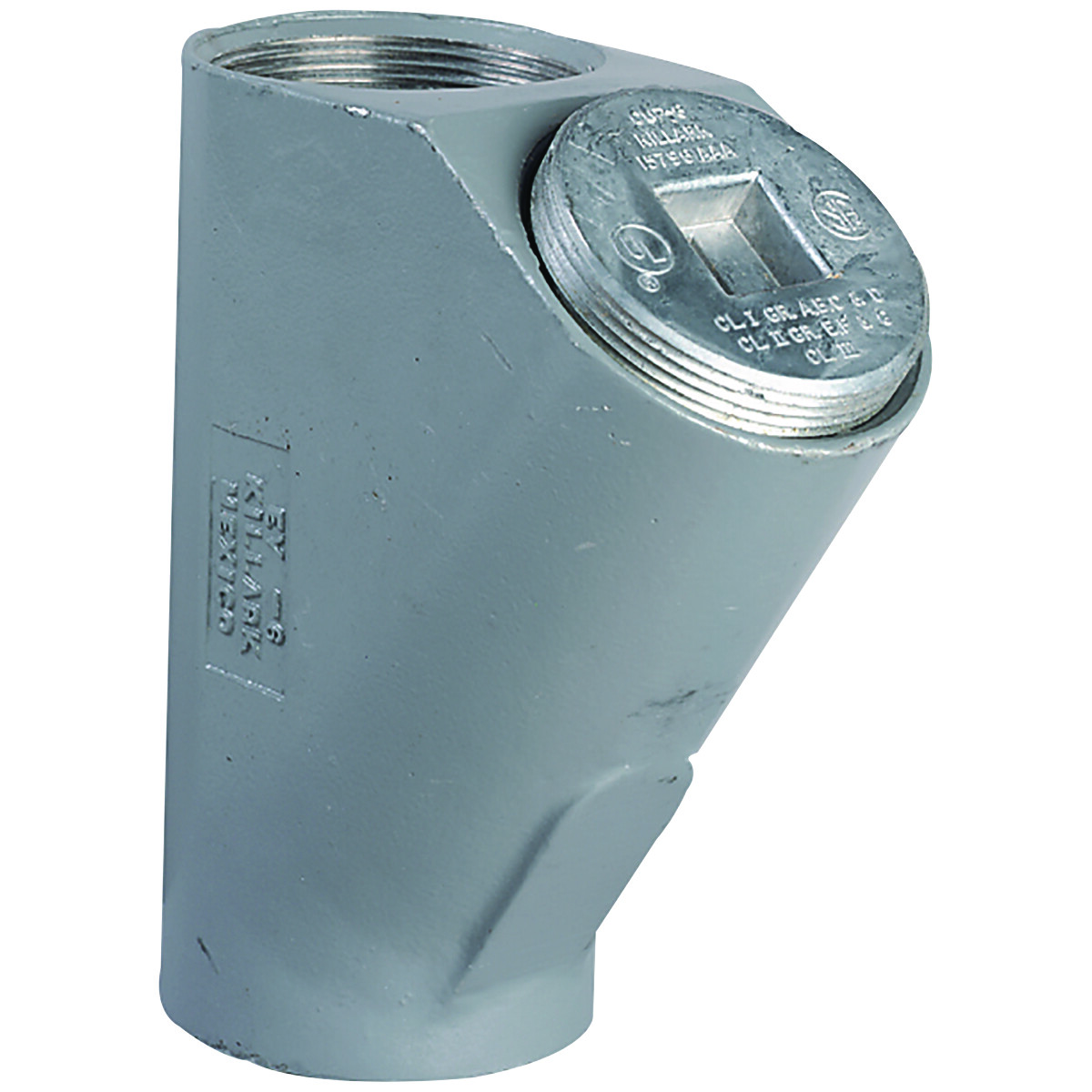 EY-7 KILLARK SEALED FITTING ALUMINUM 2-1/2-INCH FEMALE/FEMALE EY-7 KILLARK SEALED FITTING ALUMINUM 2-1/2-INCH FEMALE/FEMALE