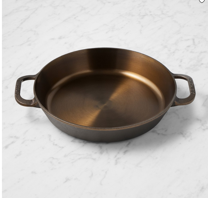 Smithey Seasoned Cast Iron Dual Handle Skillet Heavy Duty Frying Pan Cookware Smithey Seasoned Cast Iron Dual Handle Skillet Heavy Duty Frying Pan Cookware