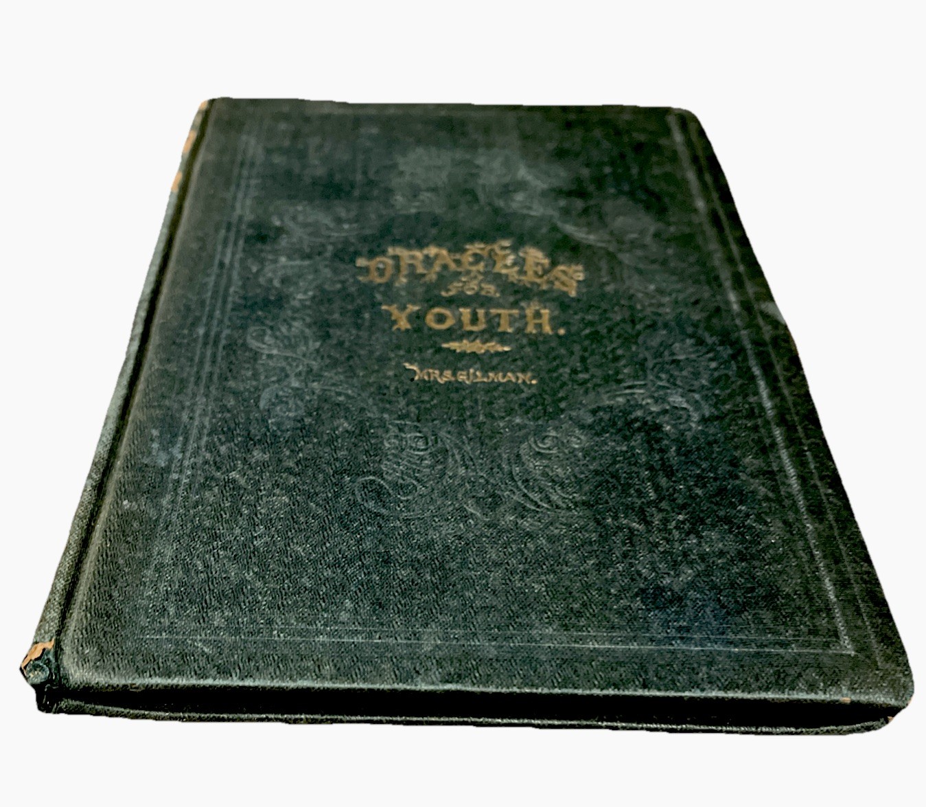 Antique 1862 Book “Oracles For youth By Mrs. Gilman(Caroline) Antique 1862 Book “Oracles For youth By Mrs. Gilman(Caroline)