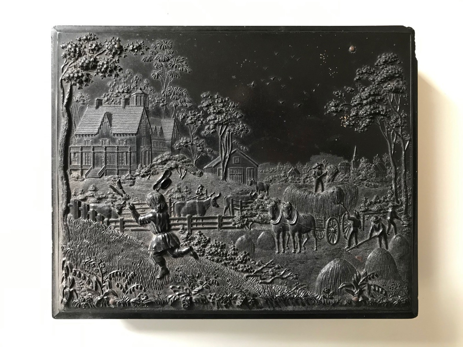 Antique Thermoplastic Photo Case Quarter Plate Excellent Ambrotype Daguerreotype