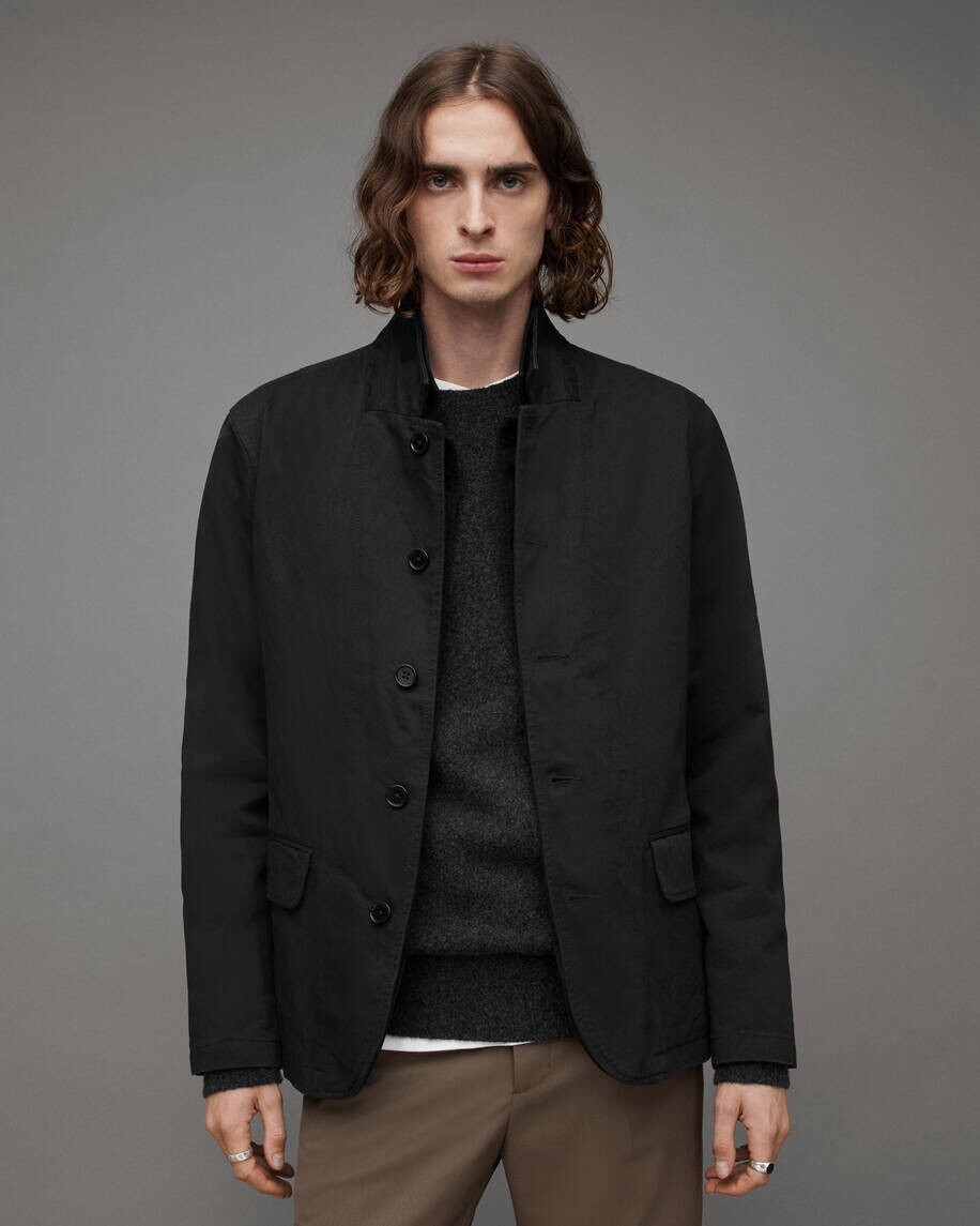 AllSaints - Men’s - Jacket - Slim - Miles Jacket - Black - Brand New w/  Tags